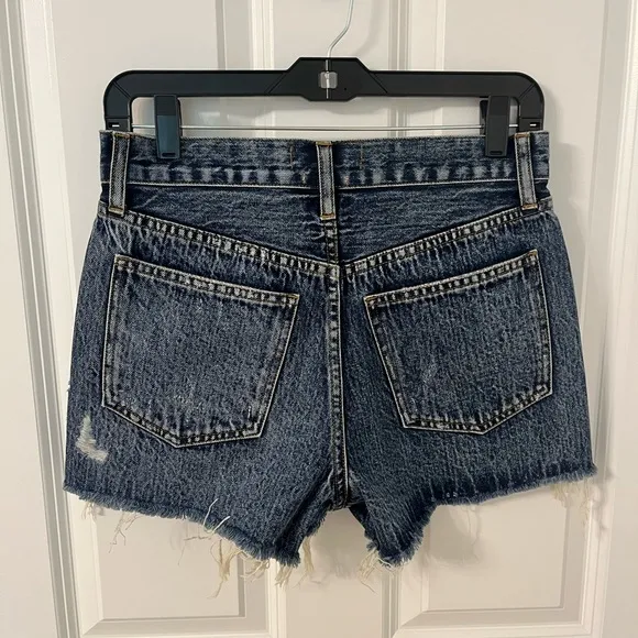 Pistola Denim NWOT Kylee Relaxed Denim Cut Off Shorts in Luna (medium/dark wash)