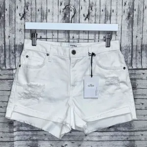 Pistola Kylee High Rise Denim Cuffed Shorts