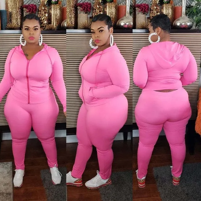 Plus Size Clothes XL-5XL Two Piece Set