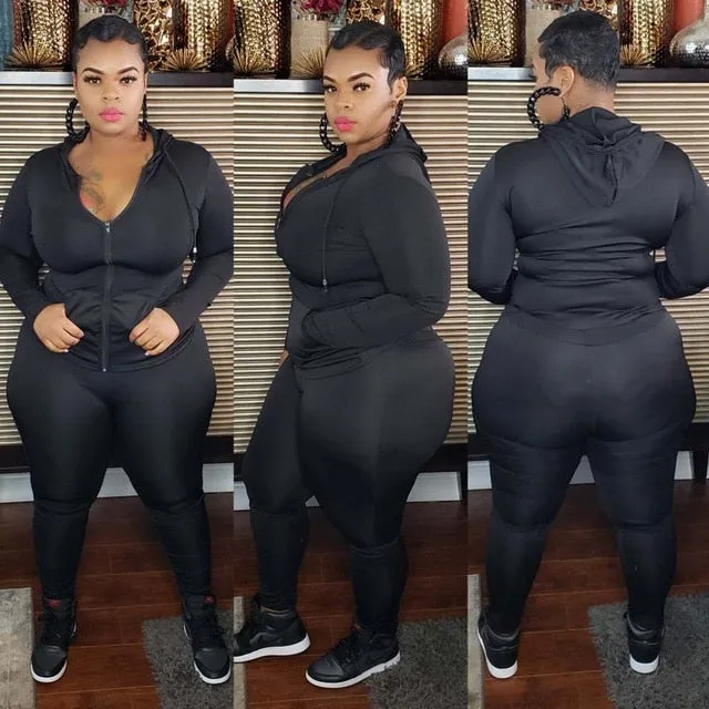 Plus Size Clothes XL-5XL Two Piece Set
