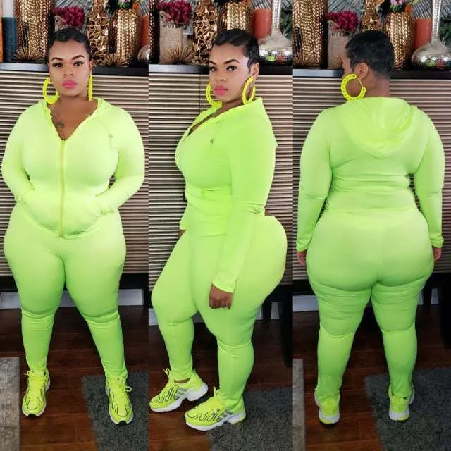 Plus Size Clothes XL-5XL Two Piece Set