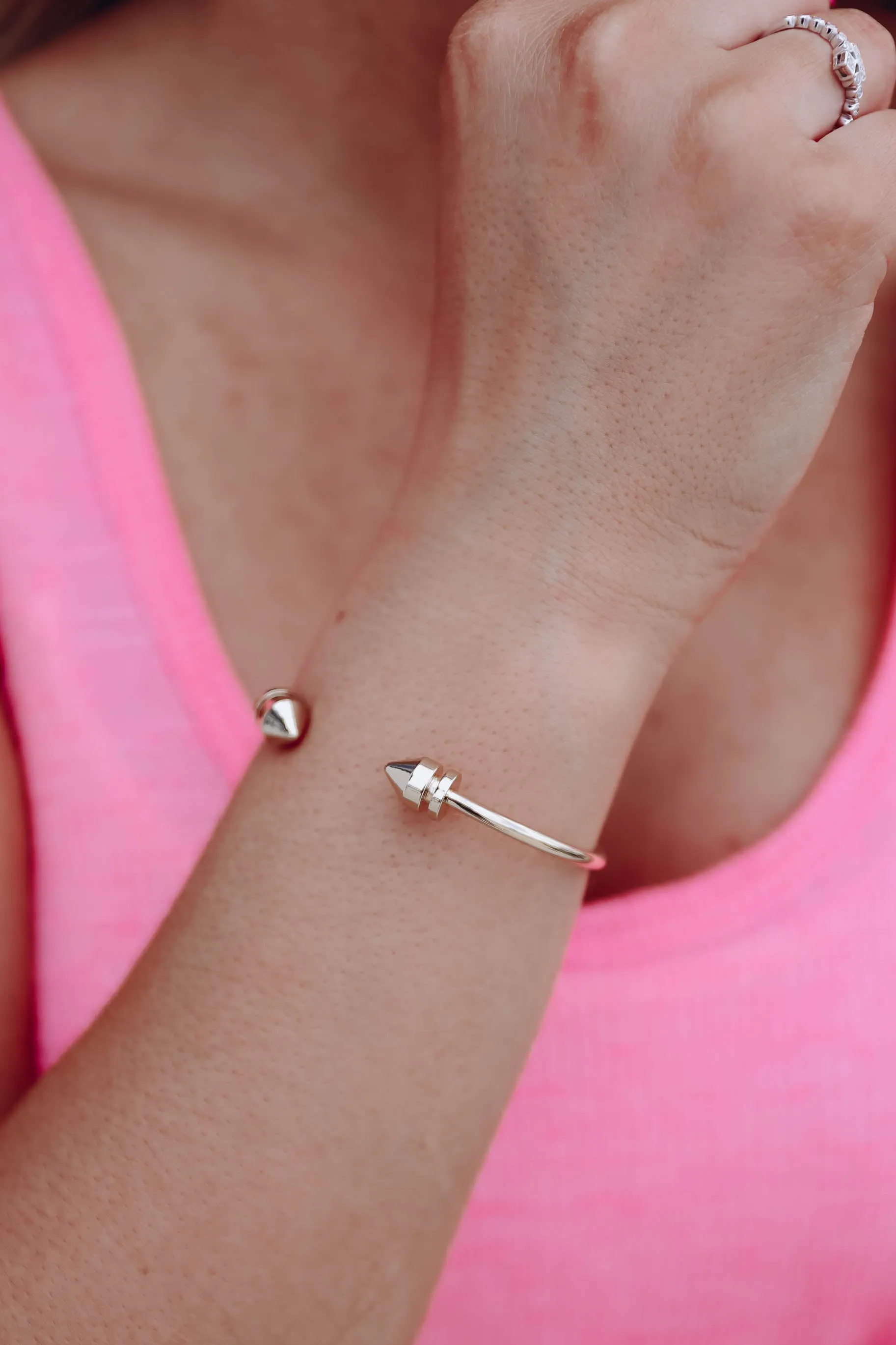 Point it Out Cuff by B.b.Lila - Gold