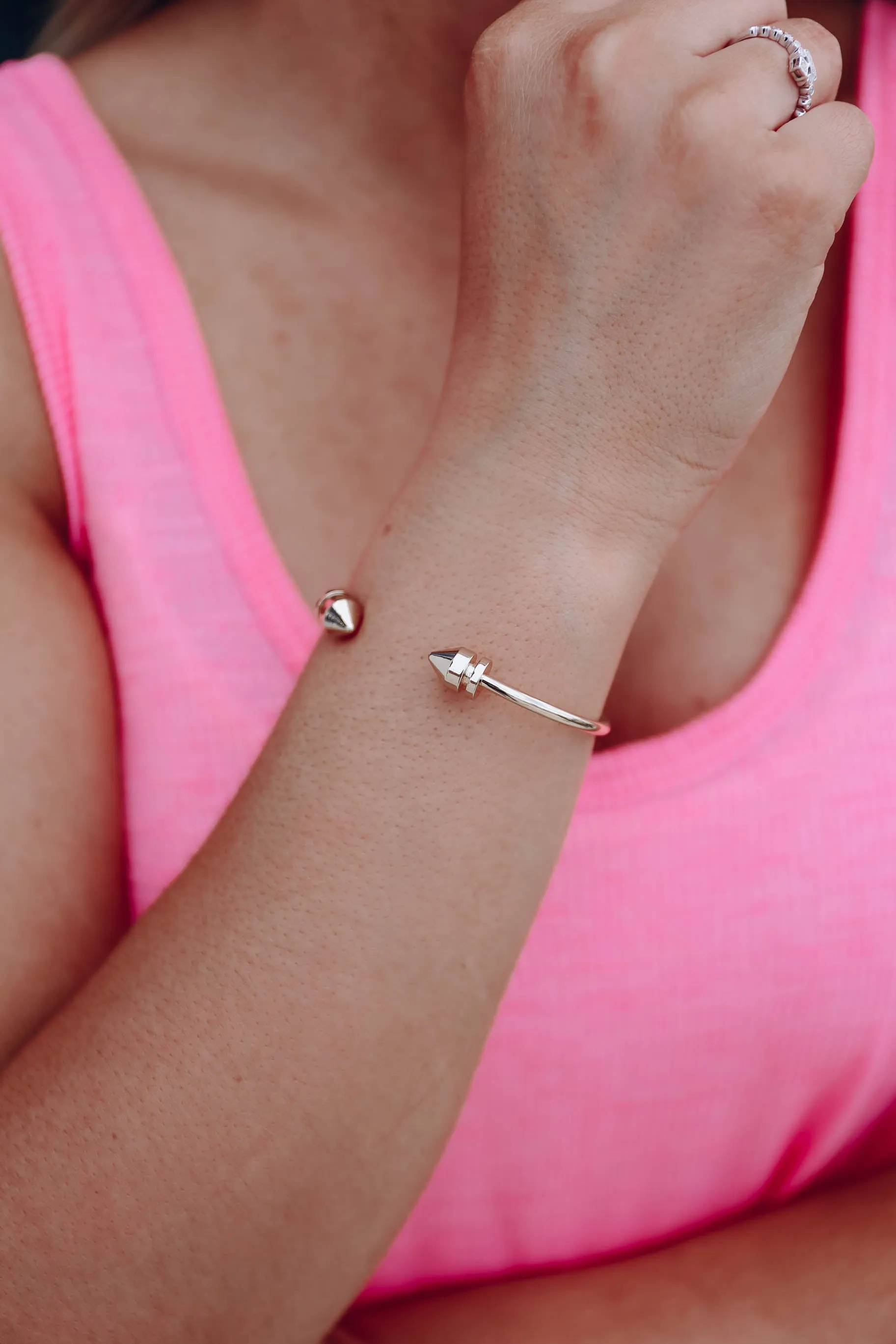Point it Out Cuff by B.b.Lila - Gold