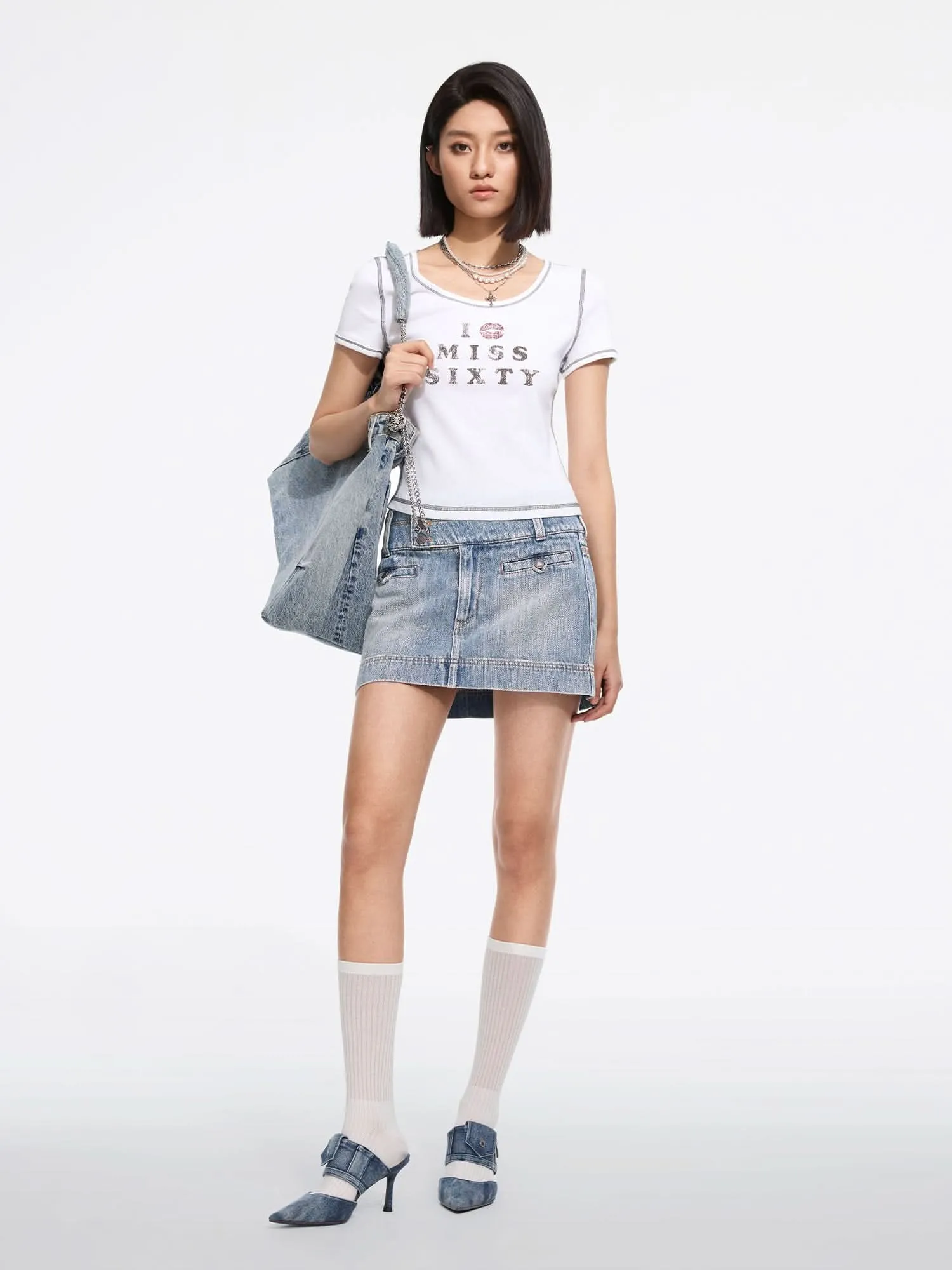 Printed Crew Neck T-Shirt