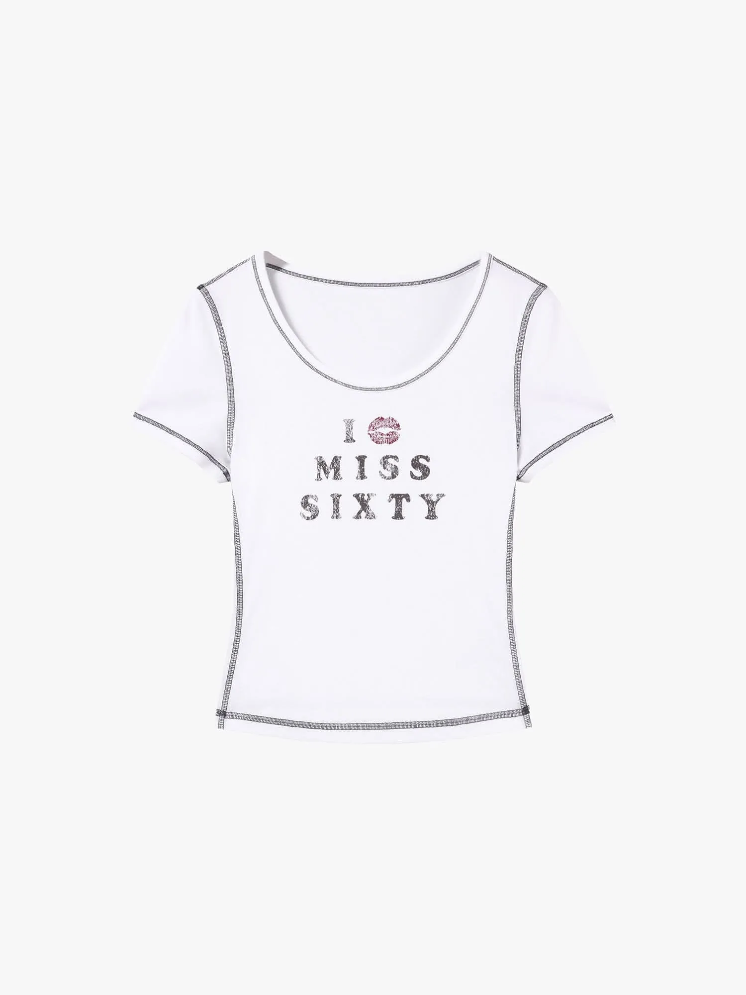 Printed Crew Neck T-Shirt