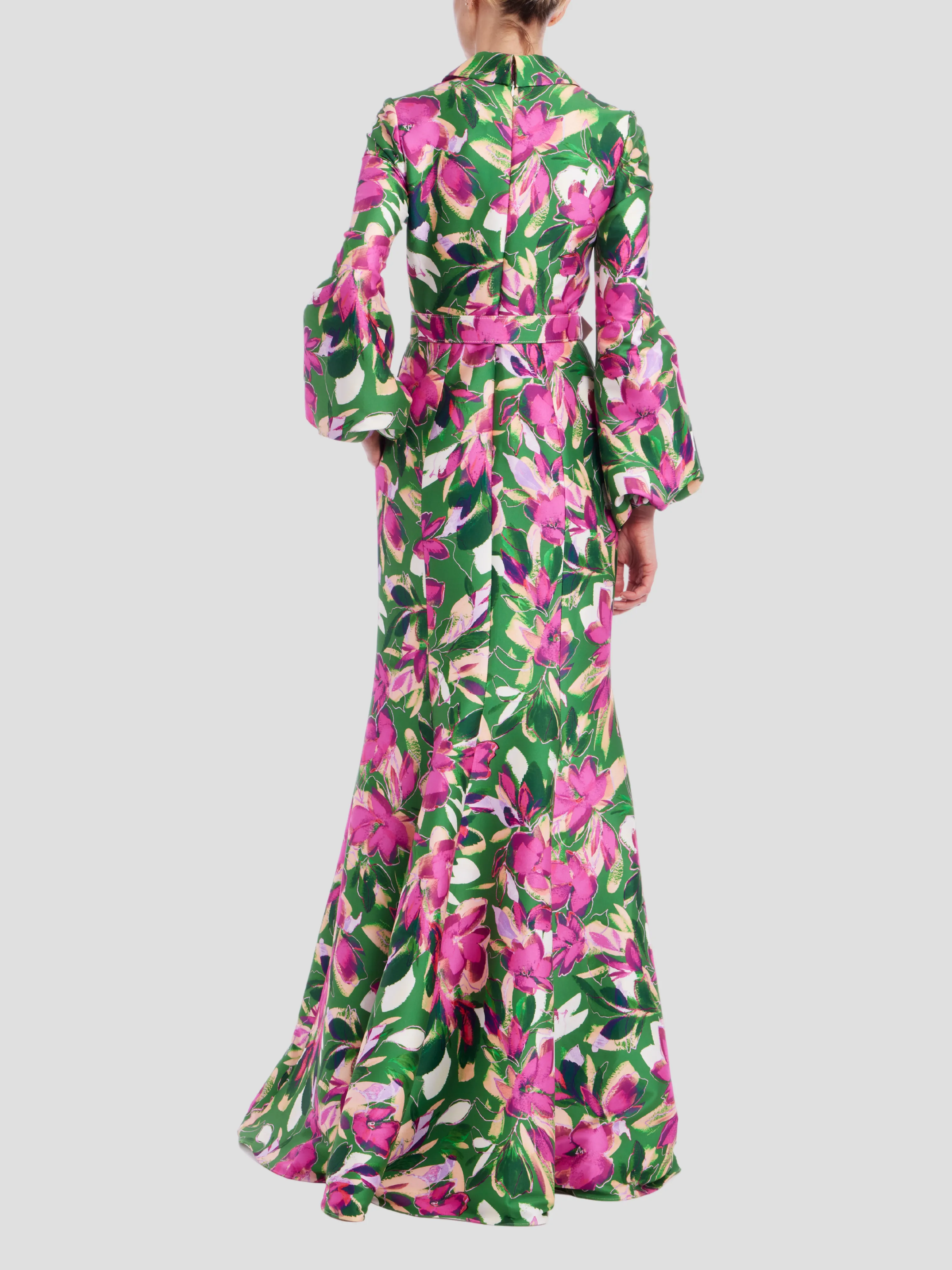 Printed Shirt Gown