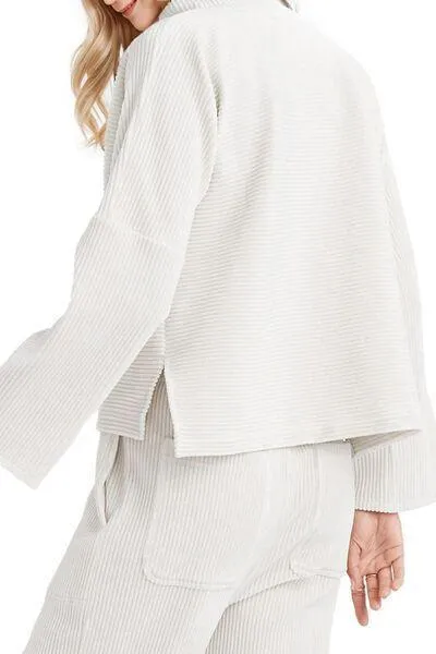 Pristine Look White Turtleneck Sweater