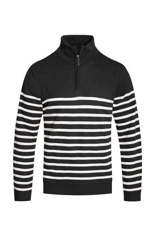 Quarter Zipper Pullover Sweater