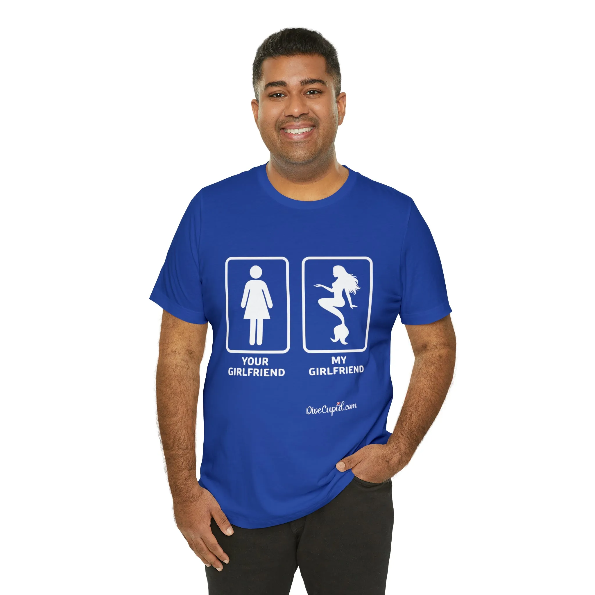 "Girlfriend"  Fitted T-shirt