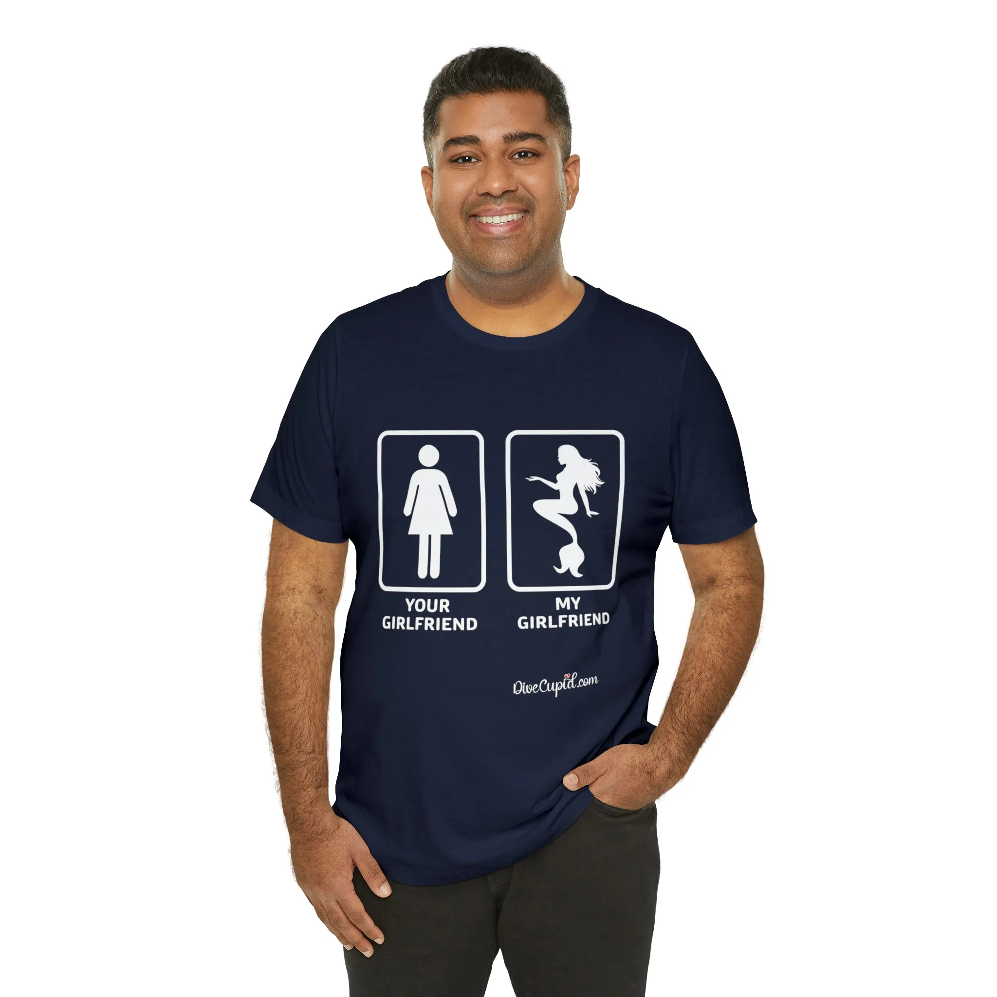 "Girlfriend"  Fitted T-shirt