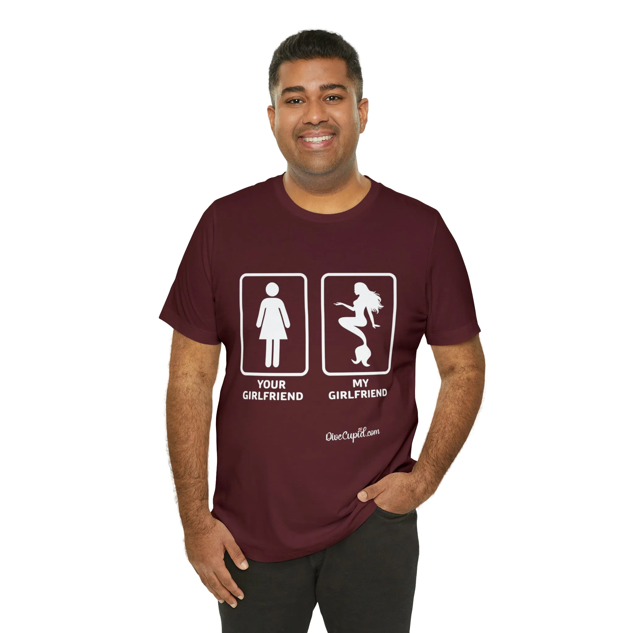 "Girlfriend"  Fitted T-shirt