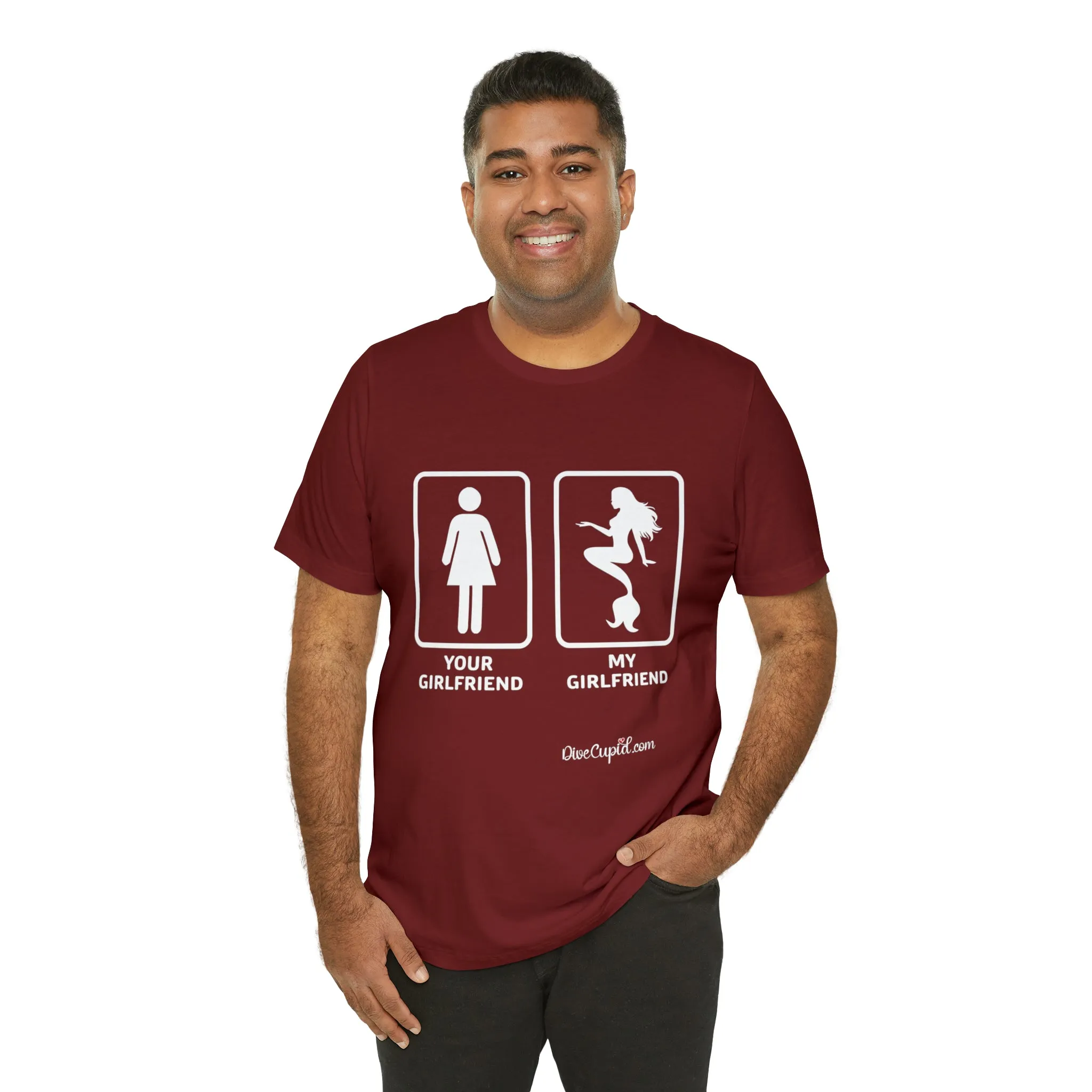"Girlfriend"  Fitted T-shirt