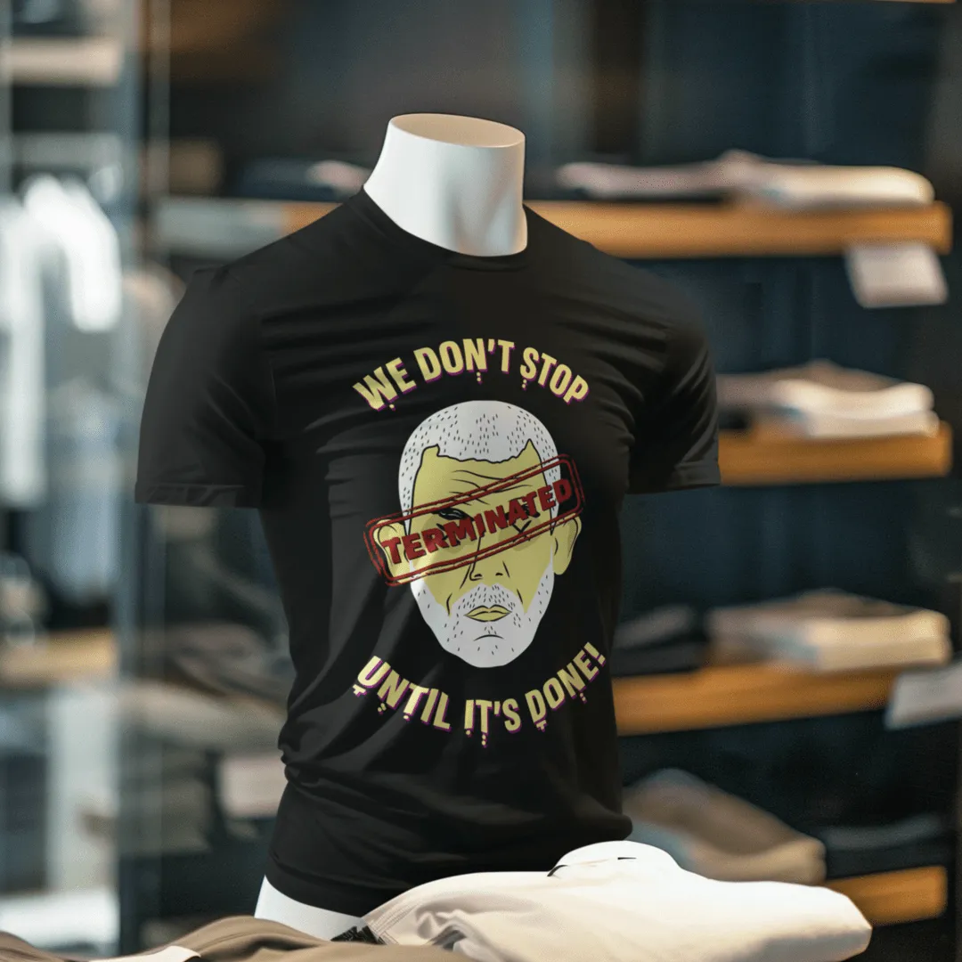 "How It Ends" Black T-shirt for Men