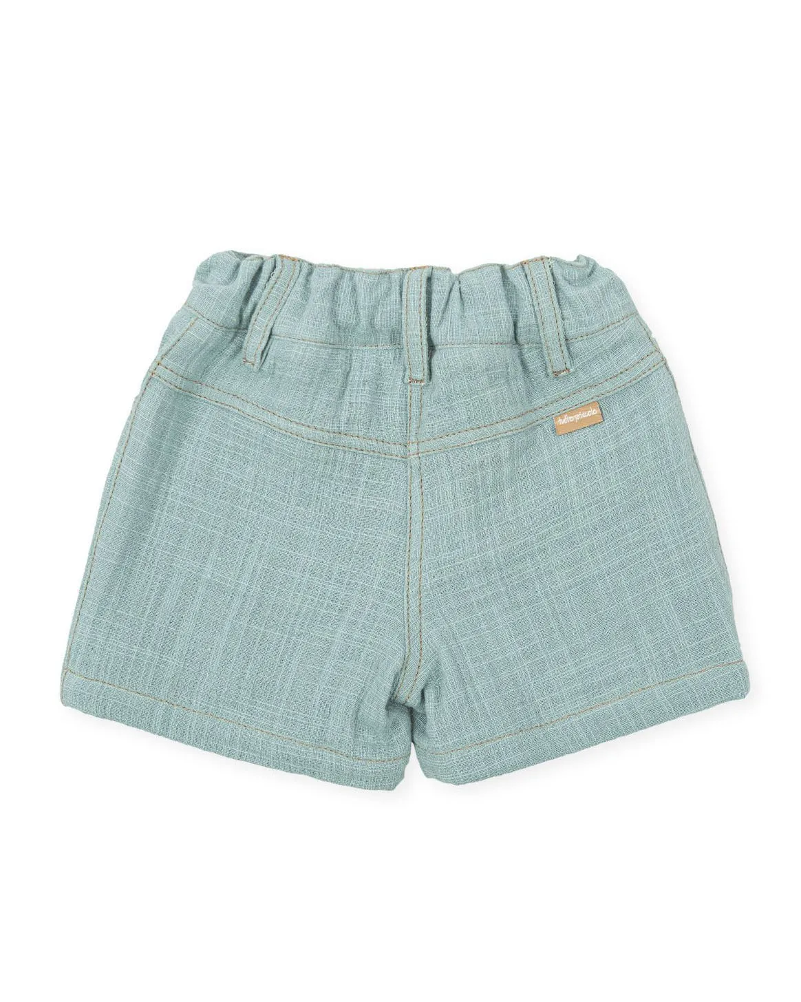"Luan" Yellow Shirt & Sage Green Shorts