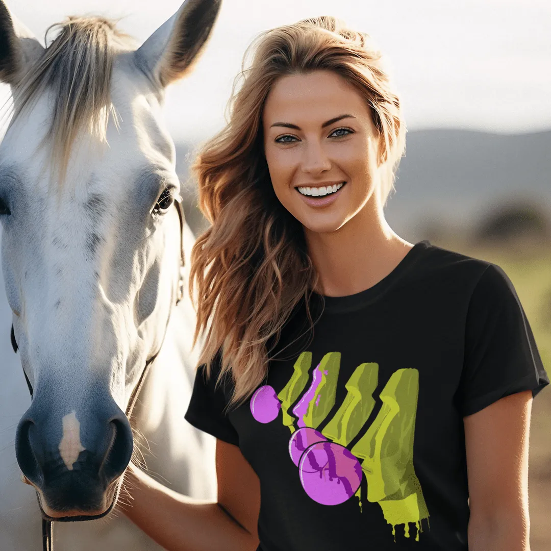 "Moai"  Custom T-Shirt for Women
