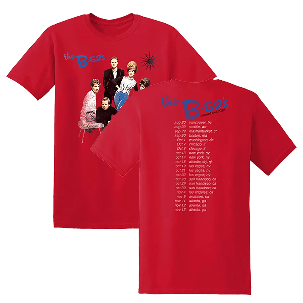 Red Wild Planet Tour Tee