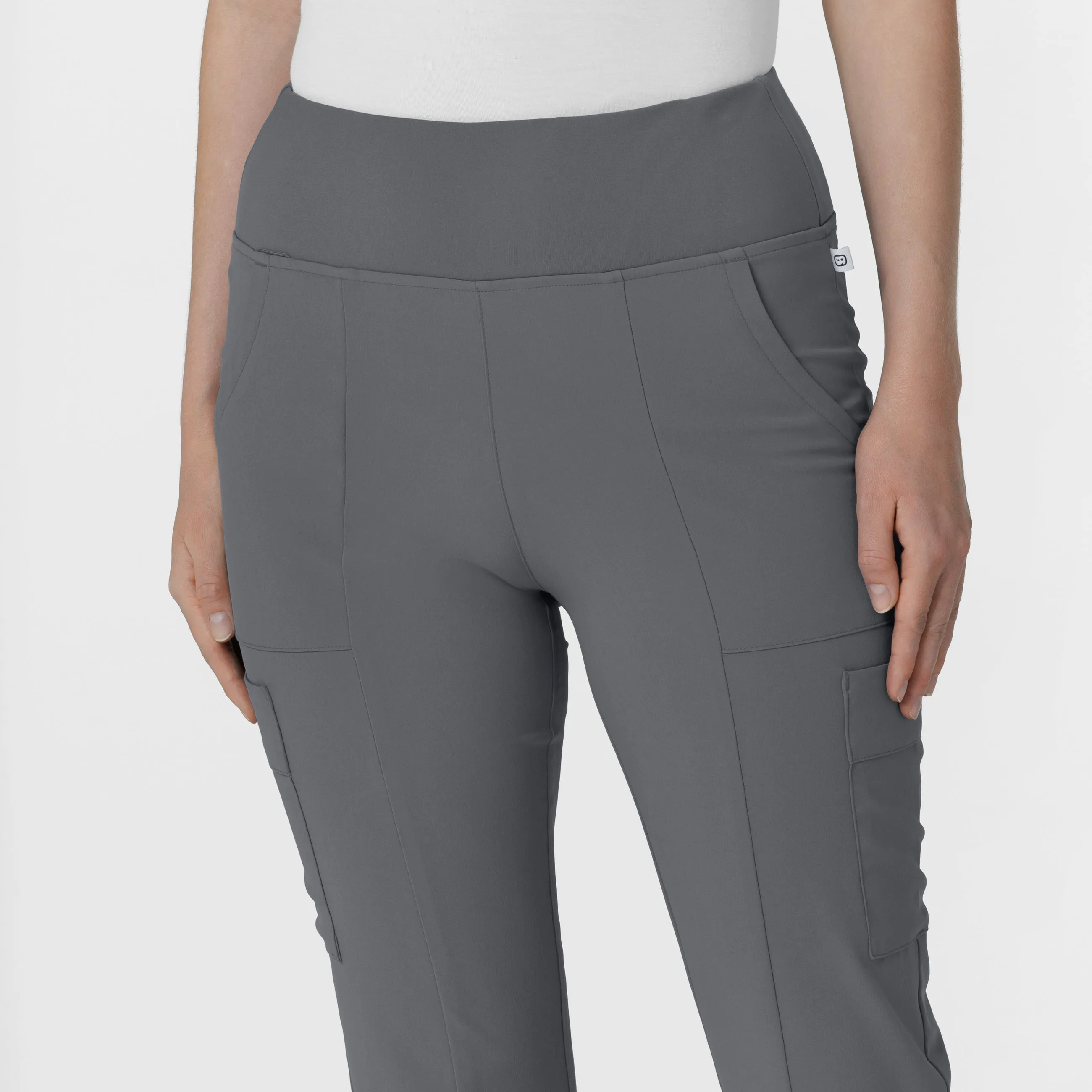 RENEW 5534 Cargo Flare Scrub Pants Pewter