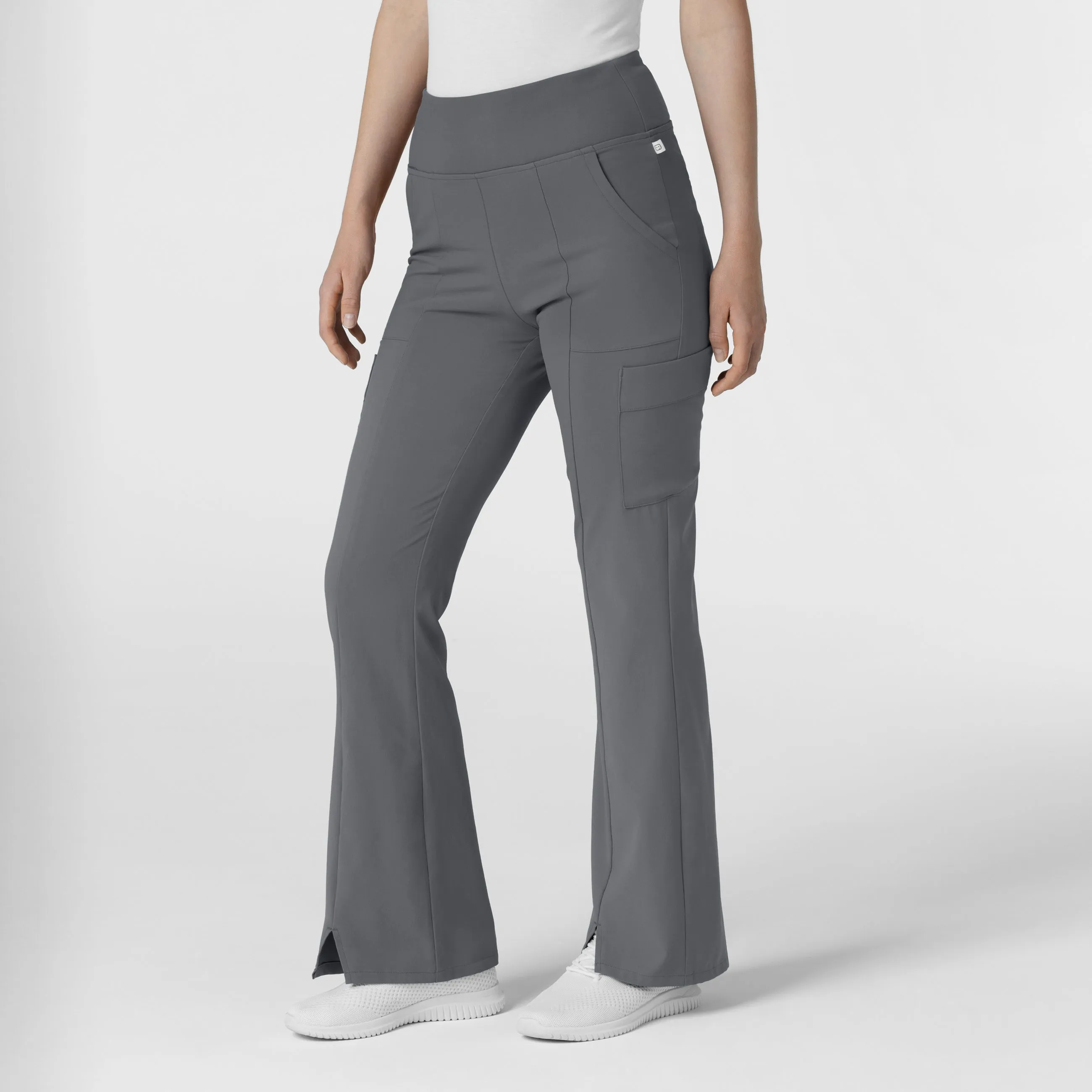RENEW 5534 Cargo Flare Scrub Pants Pewter