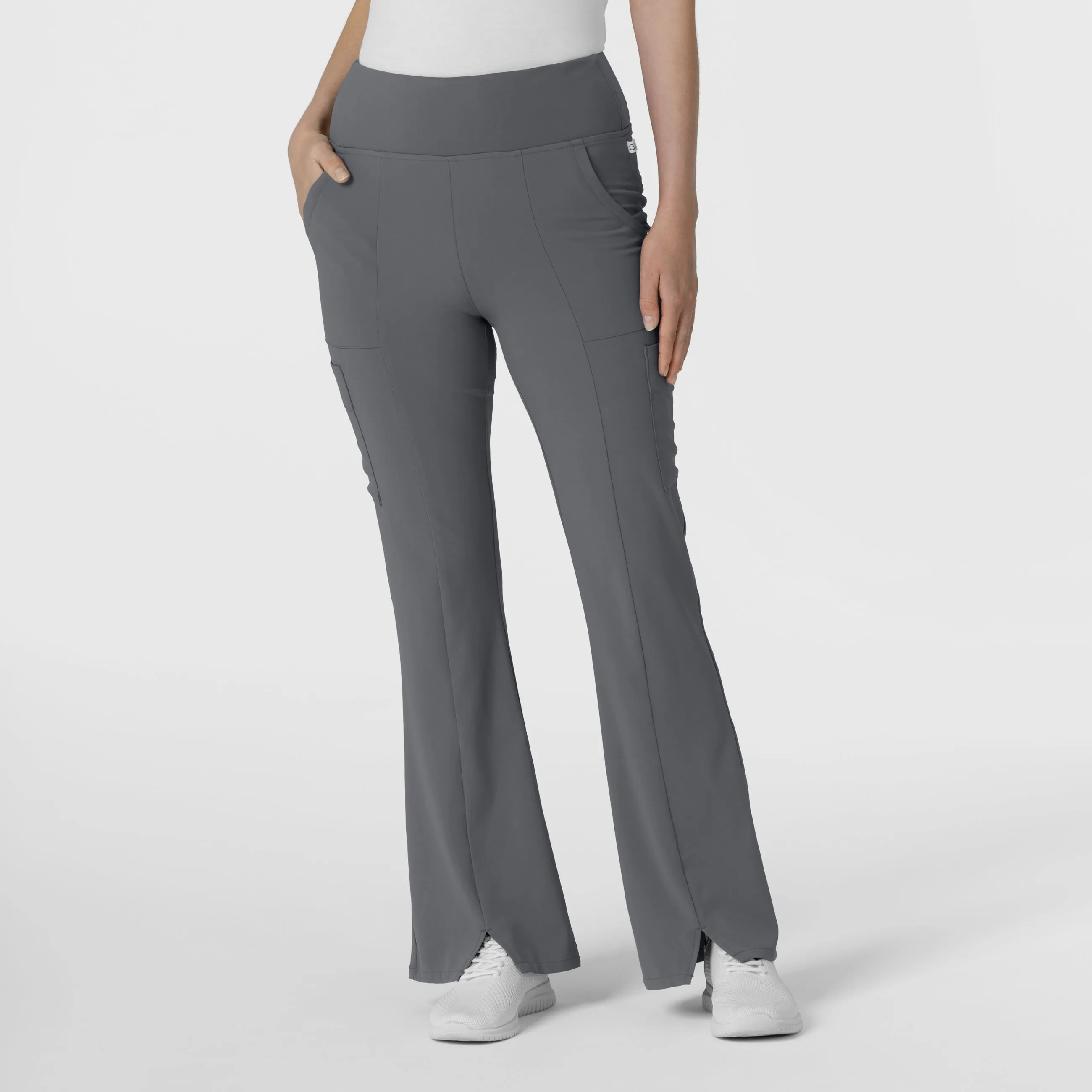 RENEW 5534 Cargo Flare Scrub Pants Pewter