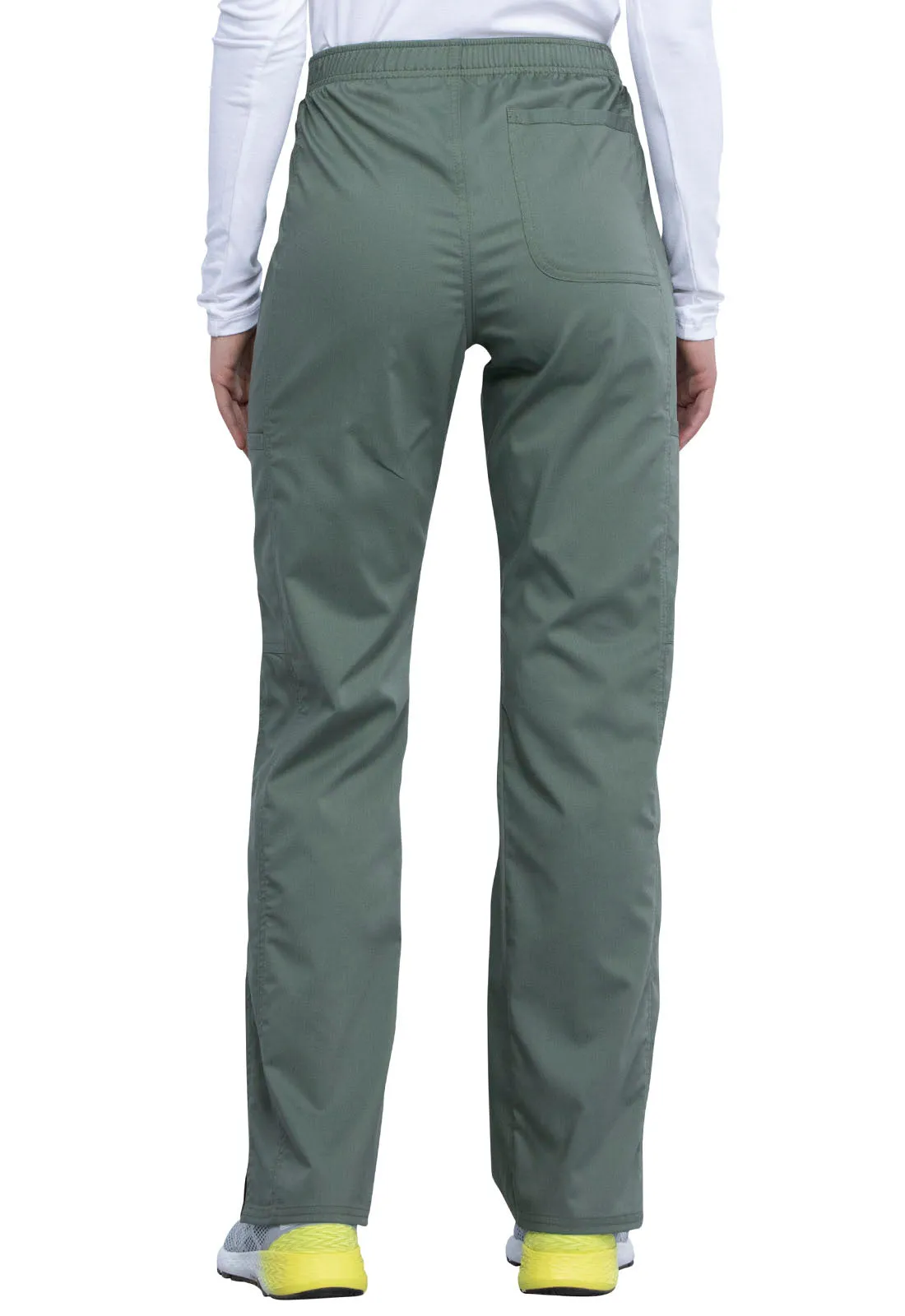 Revolution WW120 Mid Rise Moderate Flare Drawstring Pants Olive