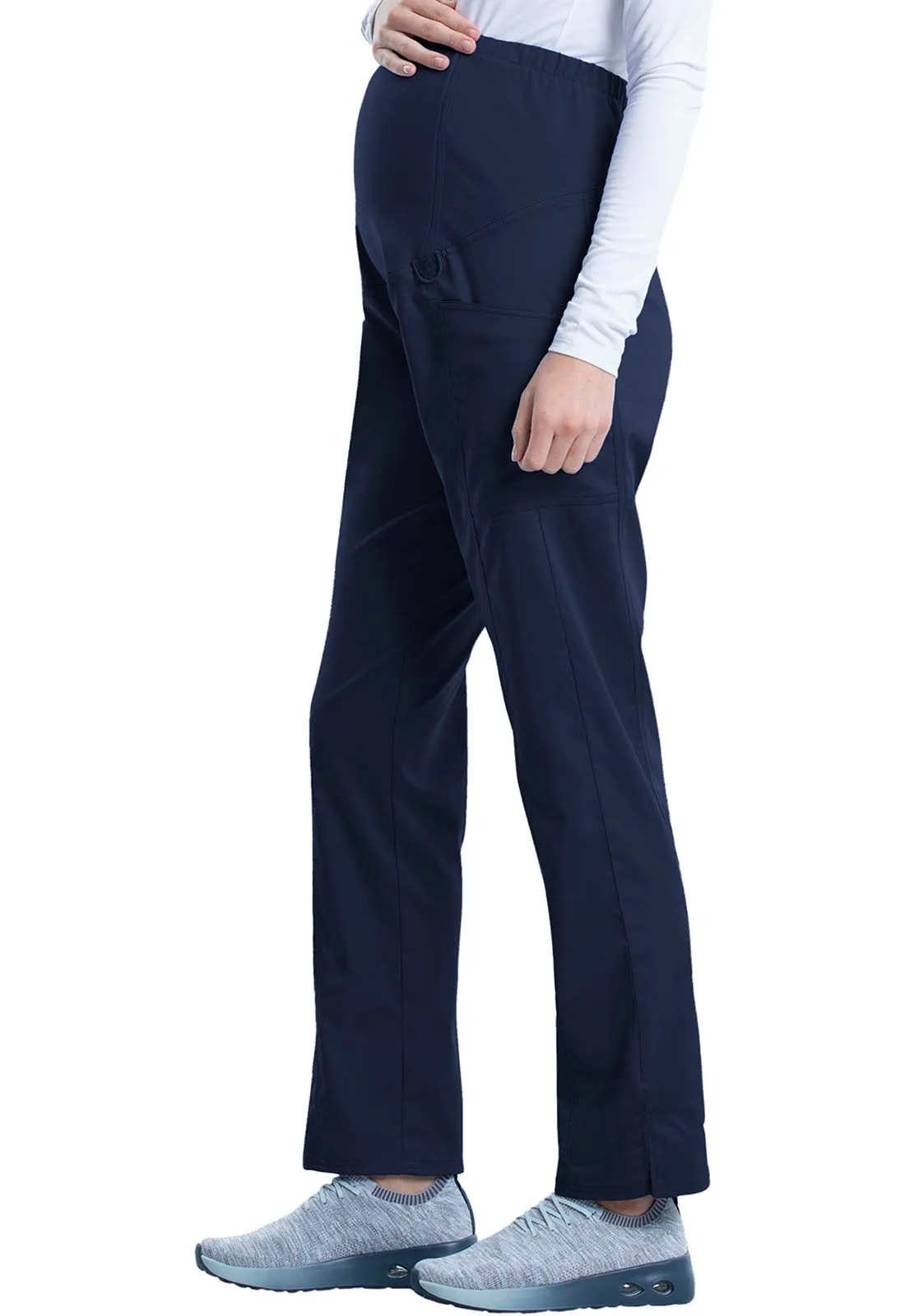 Revolution WW155 Maternity Straight Leg Pants Navy