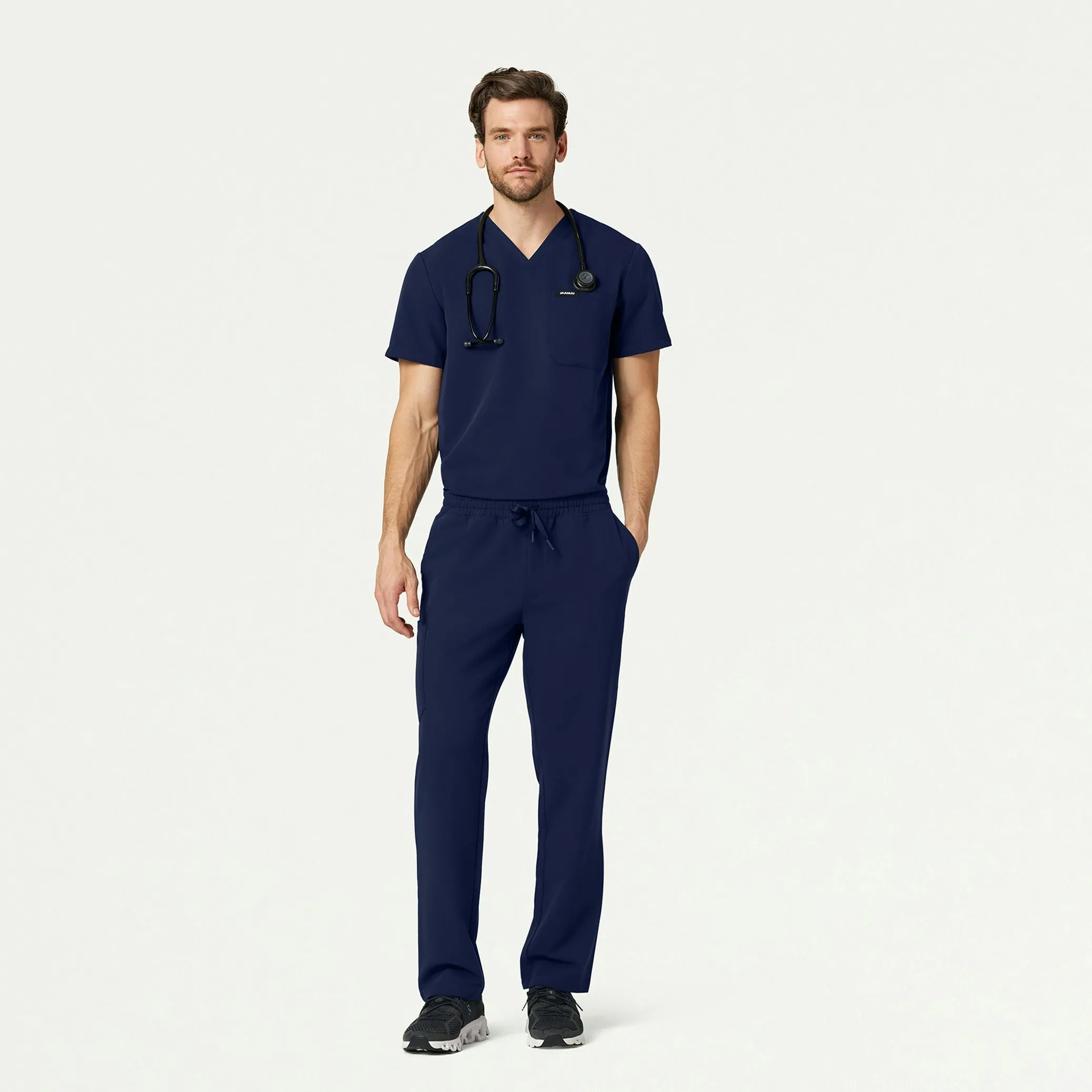 Rhodes Everyday Straight-Leg Scrub Pant - Midnight Navy