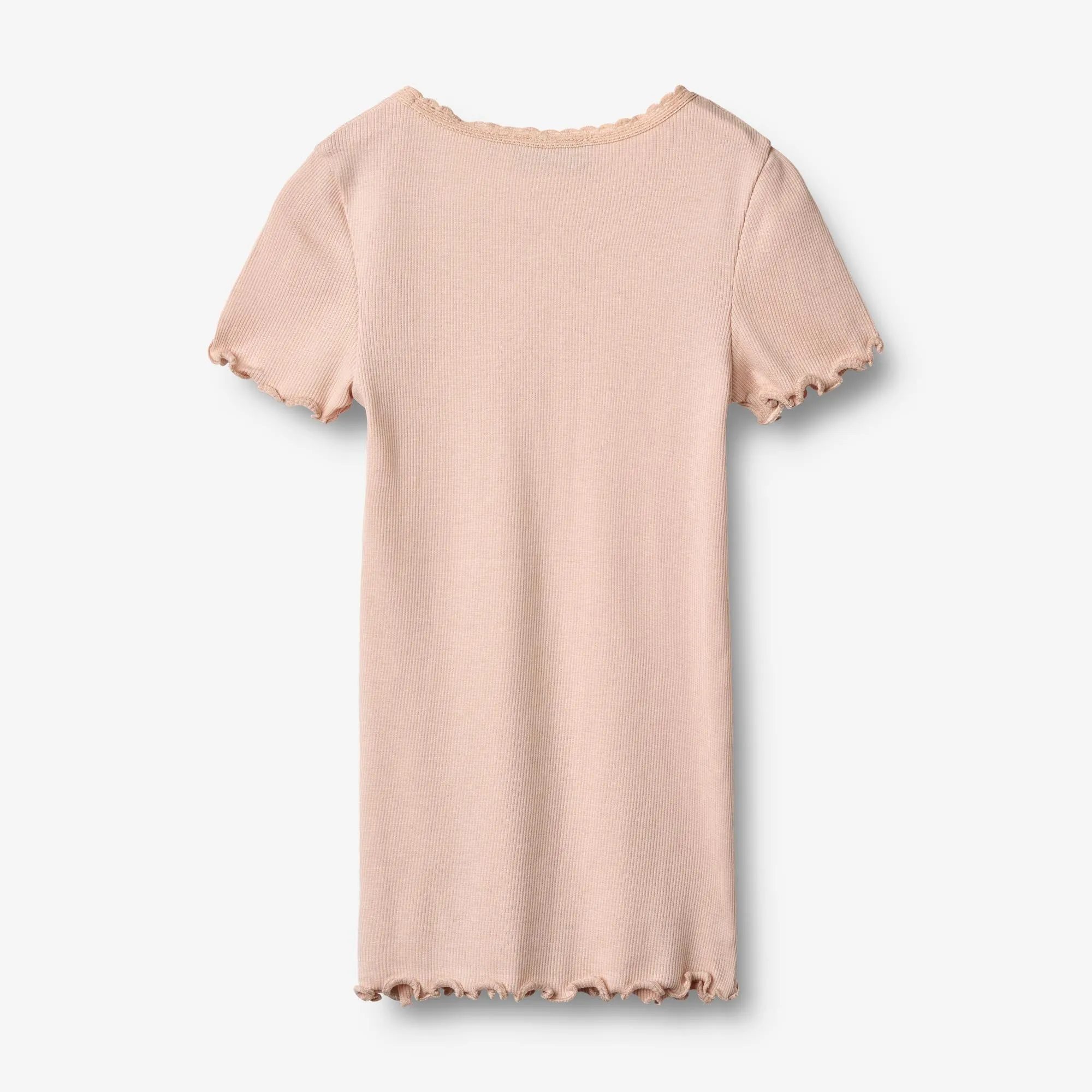 Rib T-shirt S/S Katie - powder