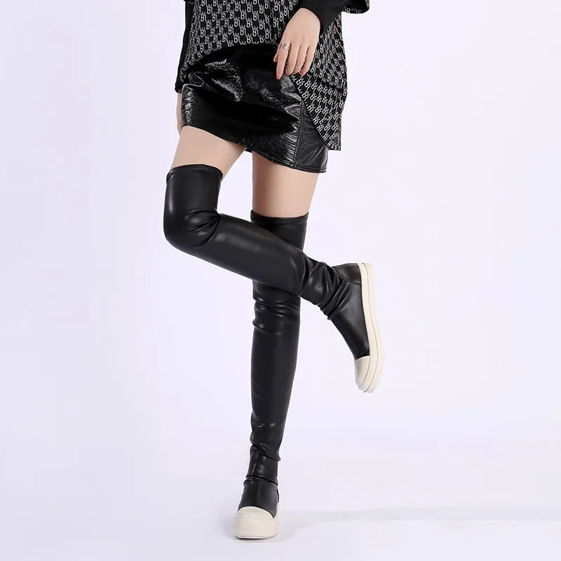 Rick Flats Over Knee High Boots