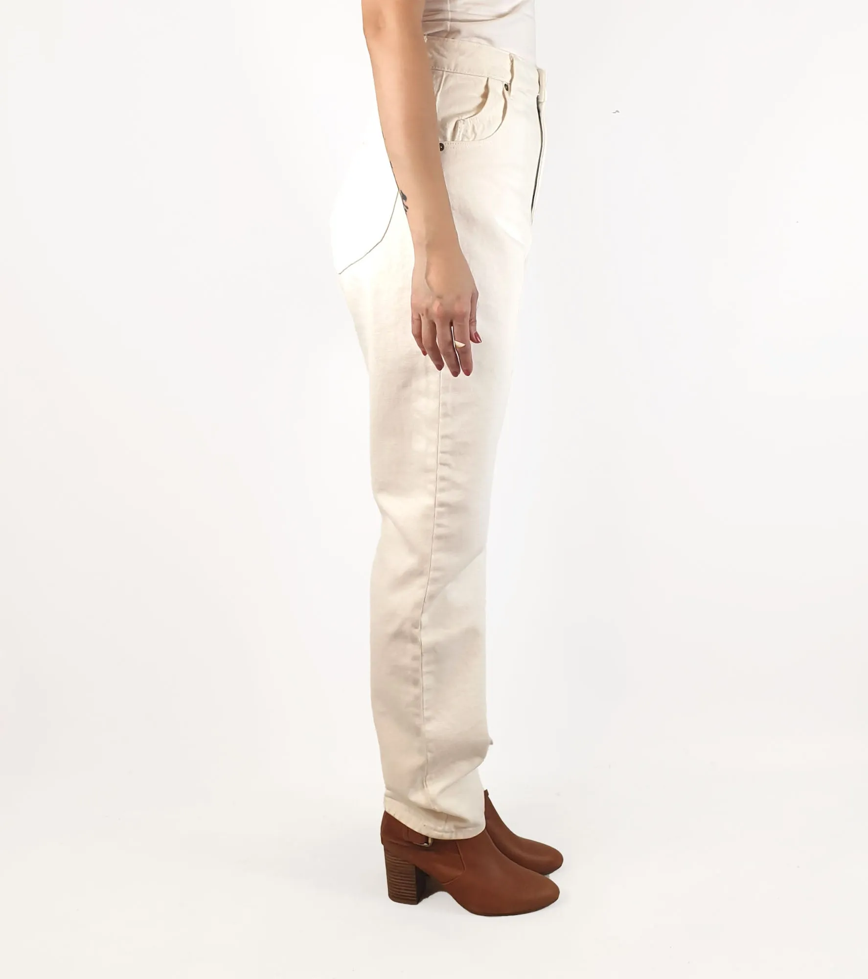 Rolla's vintage white straight leg pants size 28/10