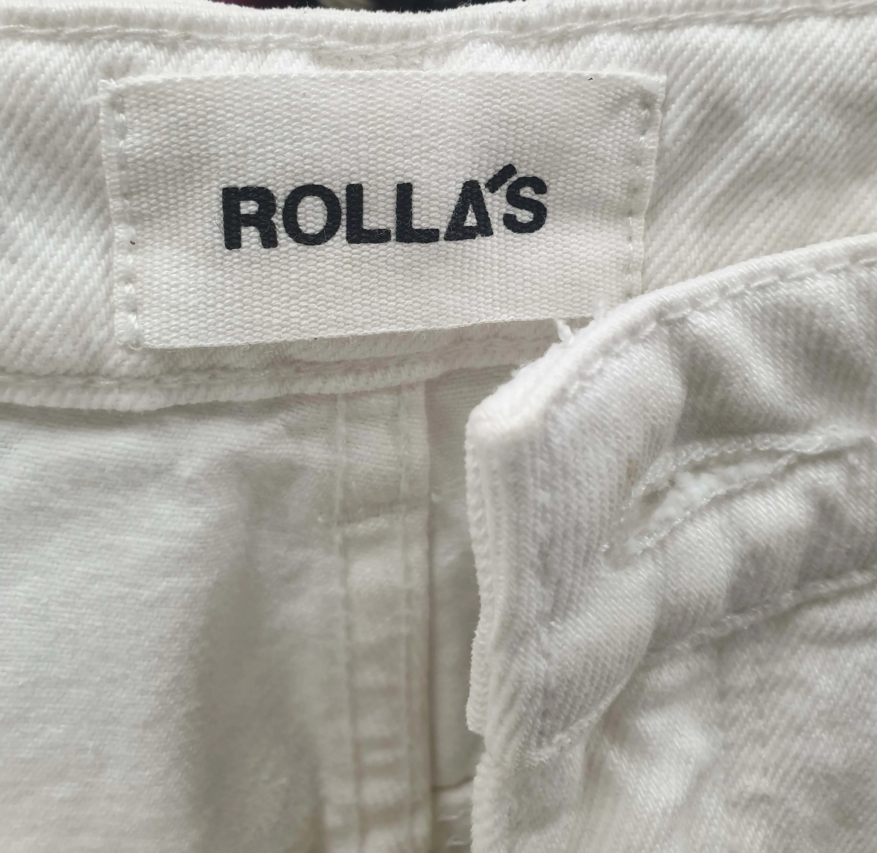 Rolla's vintage white straight leg pants size 28/10