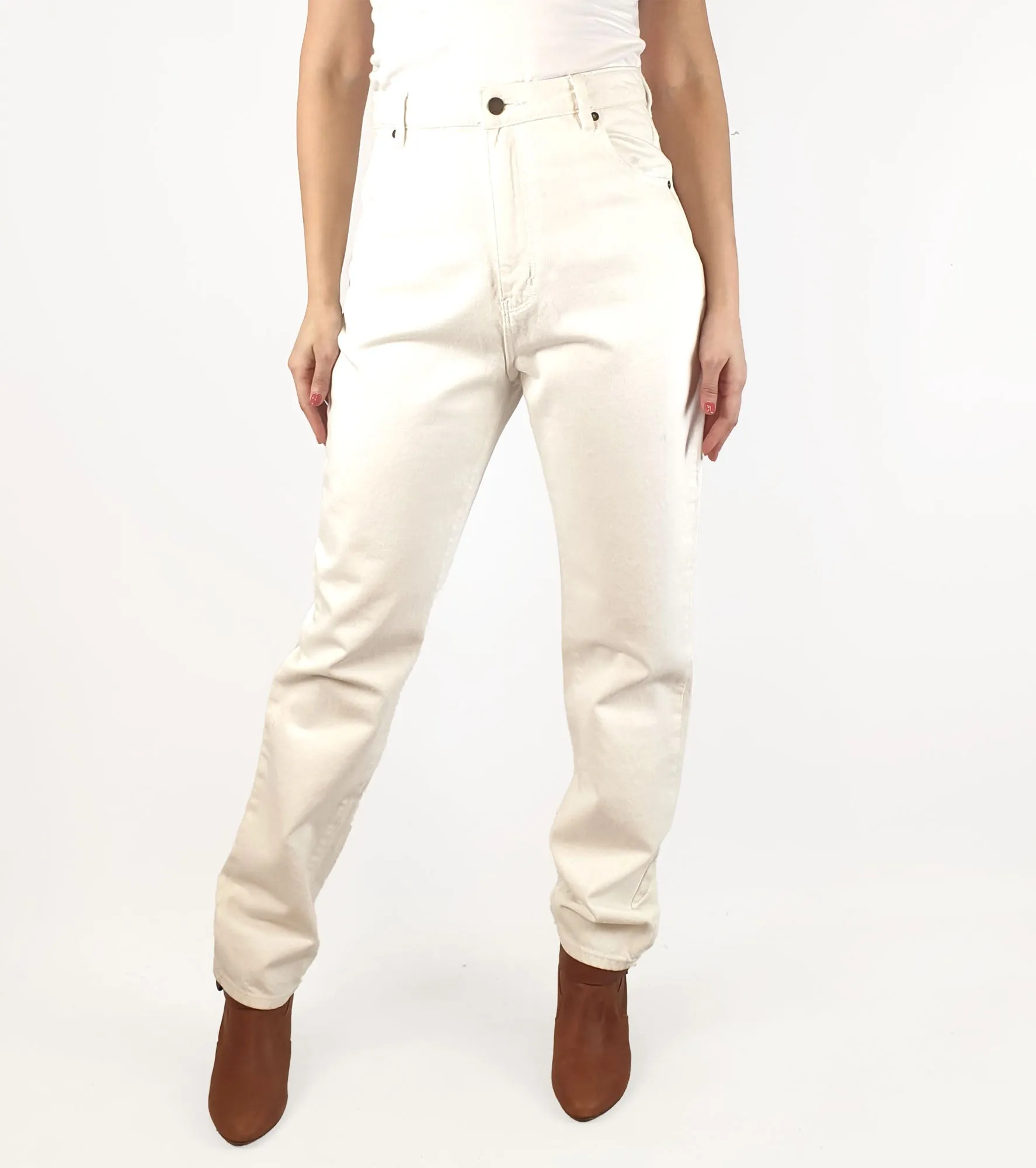 Rolla's vintage white straight leg pants size 28/10