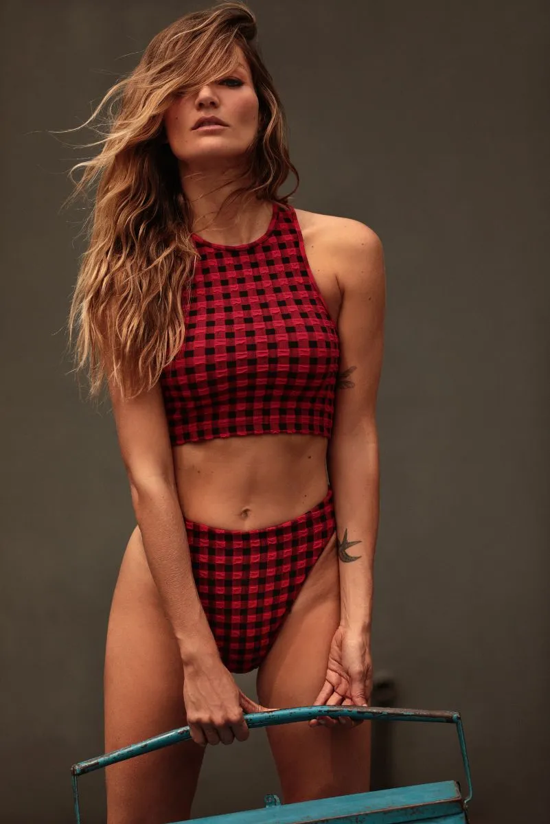 Rolling KI High Waisted Hot Pants - Buffalo