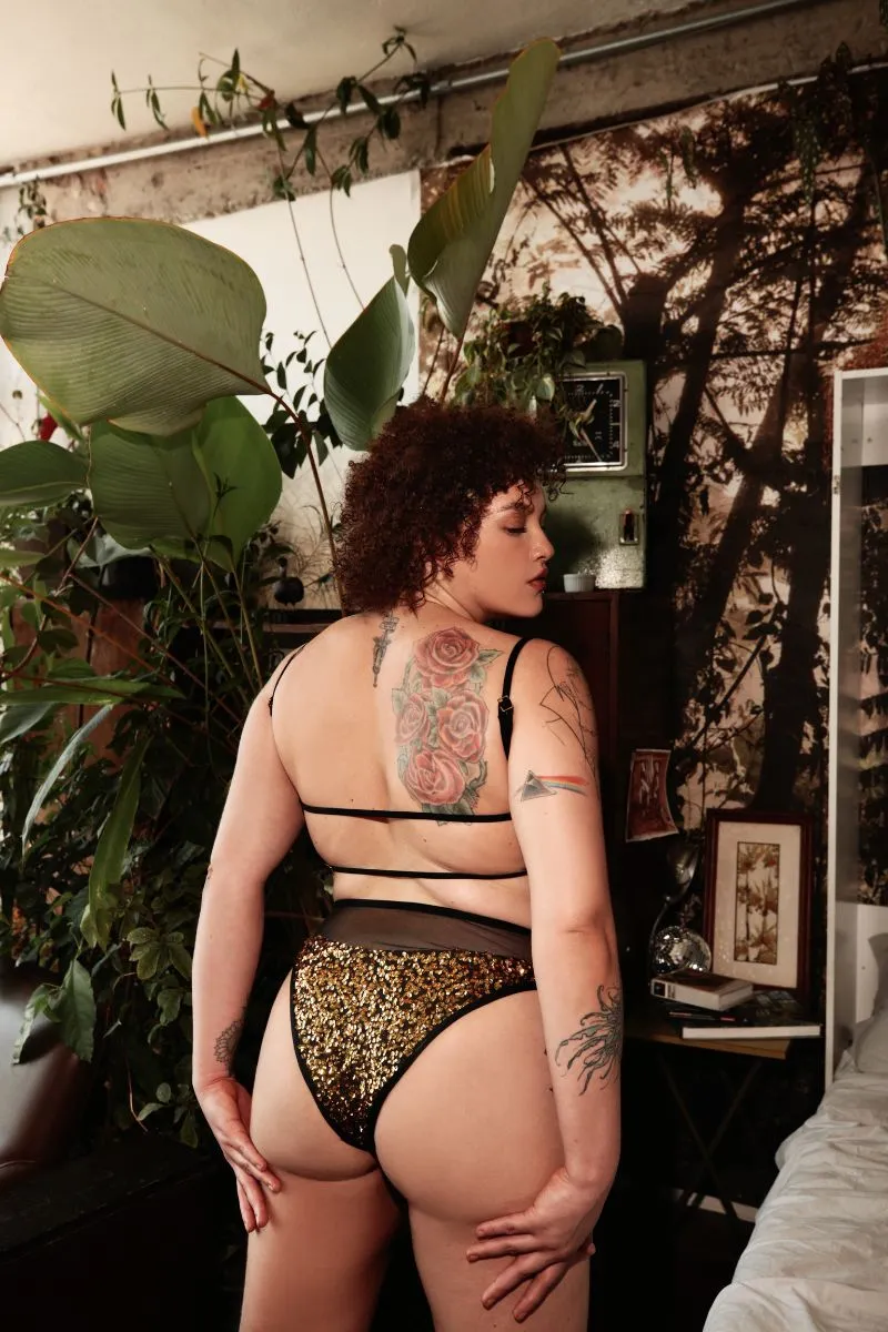 Rolling Vento Bottoms - Ferrero Sequin