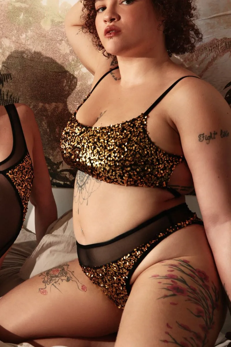 Rolling Vento Bottoms - Ferrero Sequin
