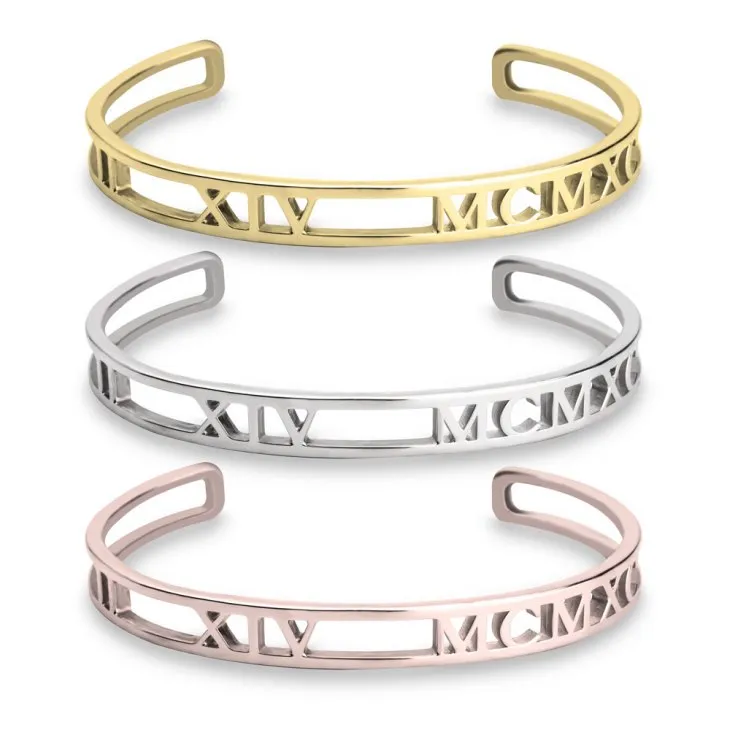 Roman Numeral Cuff