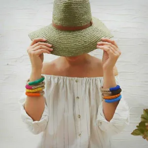 Rope and Leather Bracelets - Set of 3