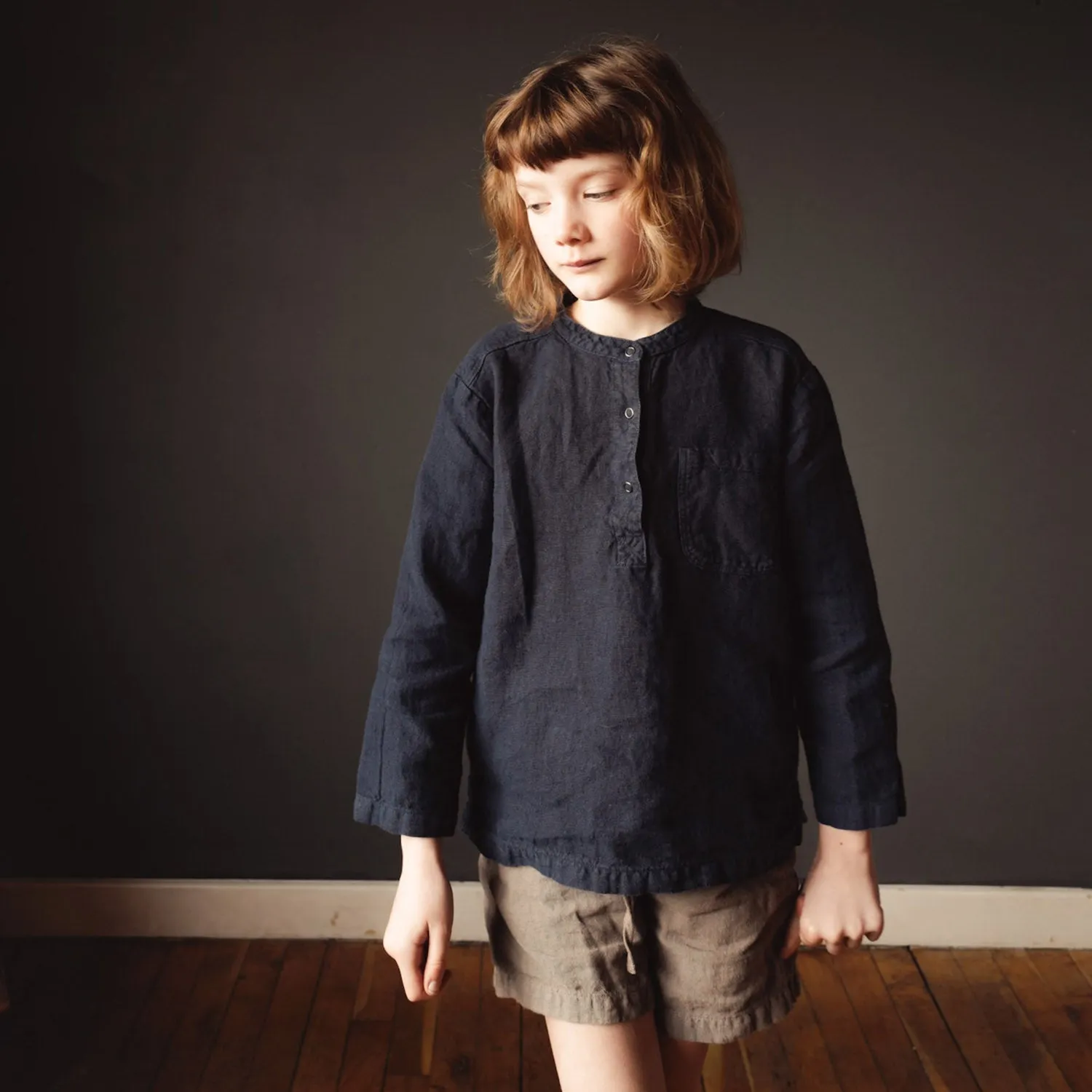 Rowan Shorts - Linen - Timber