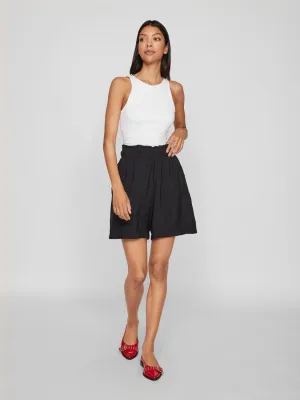 Rumme High Waisted Shorts (Black)