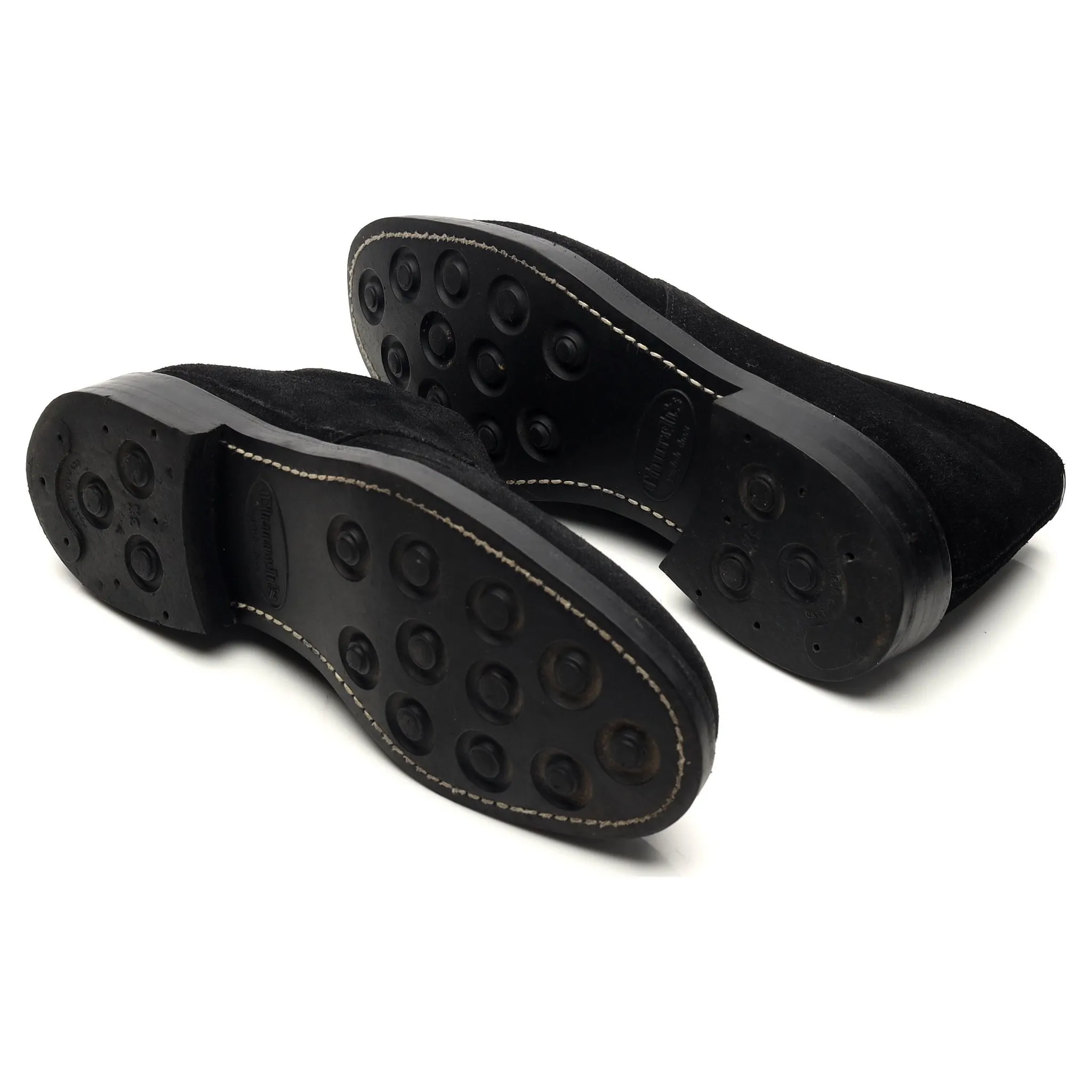 'Ryder 3' Black Suede Chukka Boots UK 6.5 F