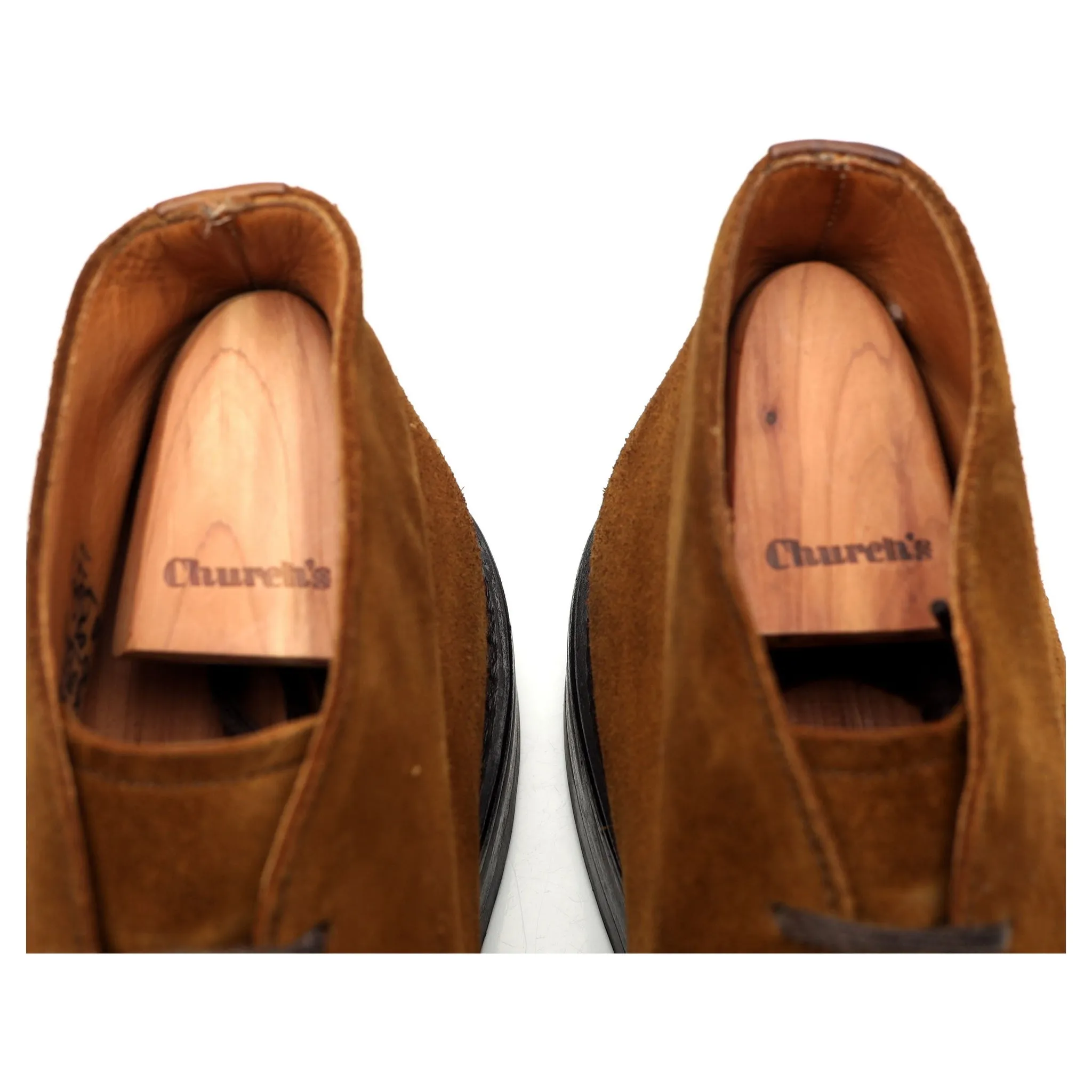 'Ryder 3' Snuff Brown Suede Chukka Boots UK 6.5 F