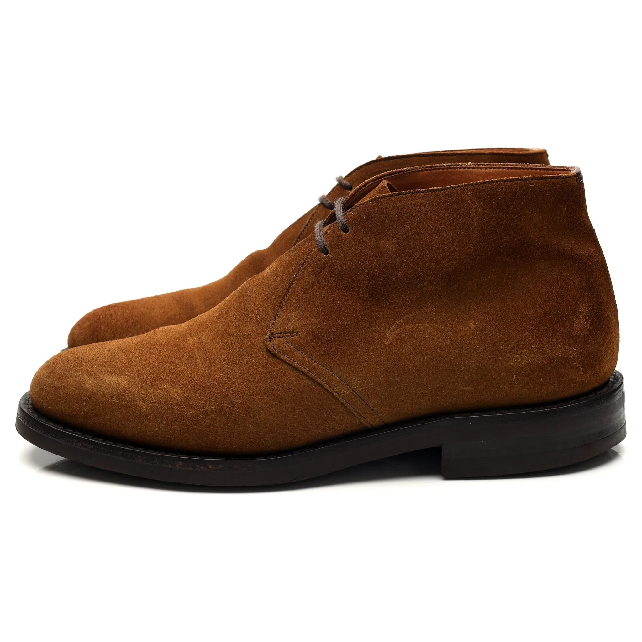 'Ryder 3' Snuff Brown Suede Chukka Boots UK 6.5 F