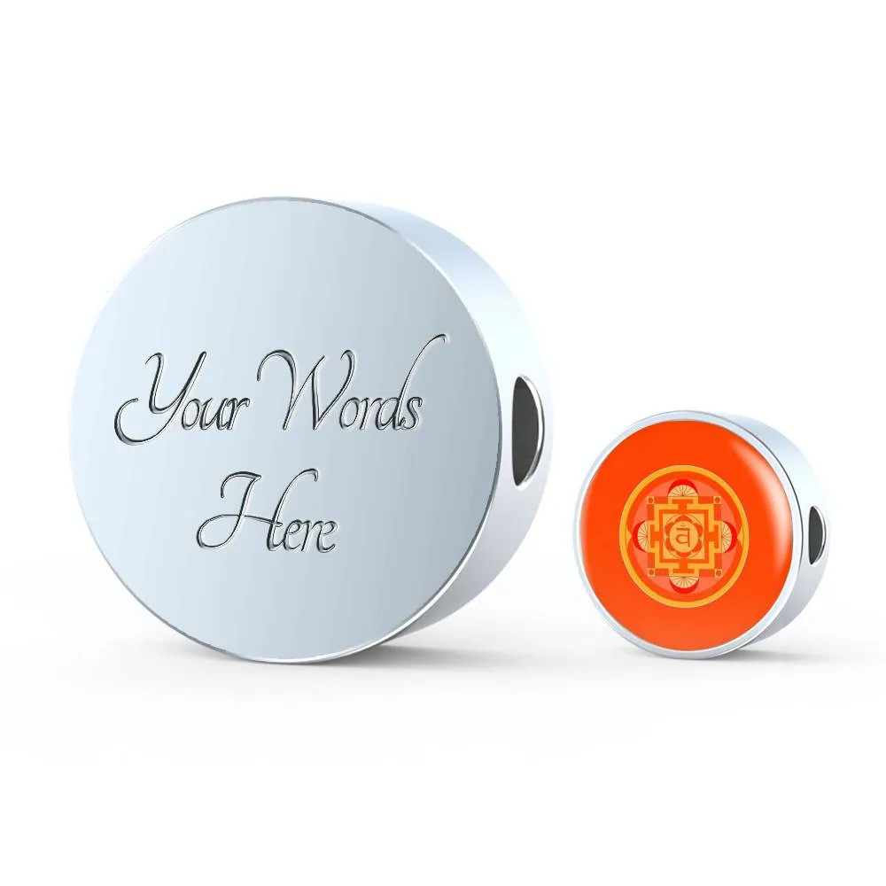 Sacral (Second) Chakra Charm & Bracelet