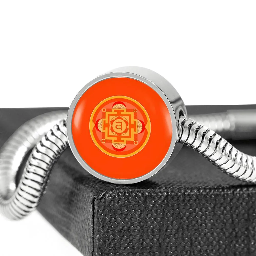 Sacral (Second) Chakra Charm & Bracelet