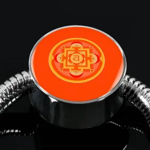 Sacral (Second) Chakra Charm & Bracelet