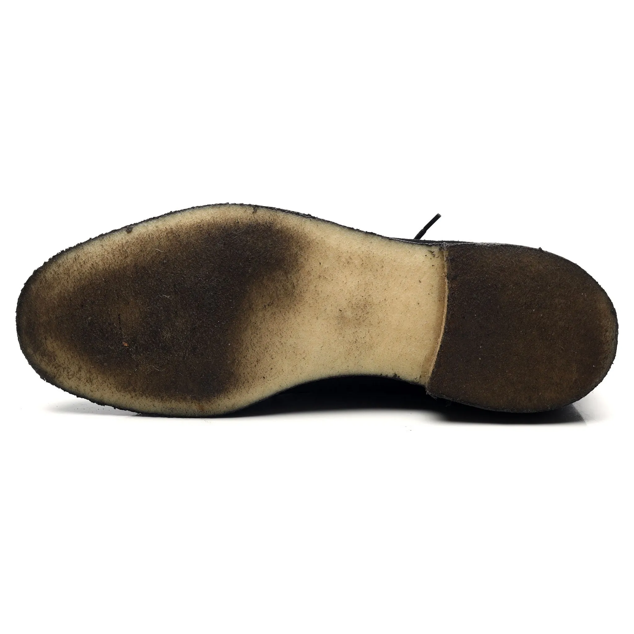 'Sahara' Black Suede Chukka Boots UK 8.5 F