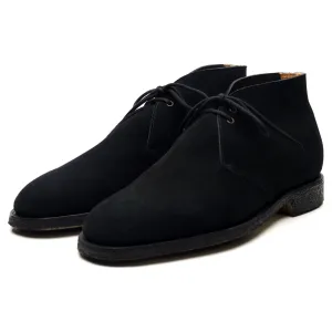 'Sahara' Black Suede Chukka Boots UK 8.5 F