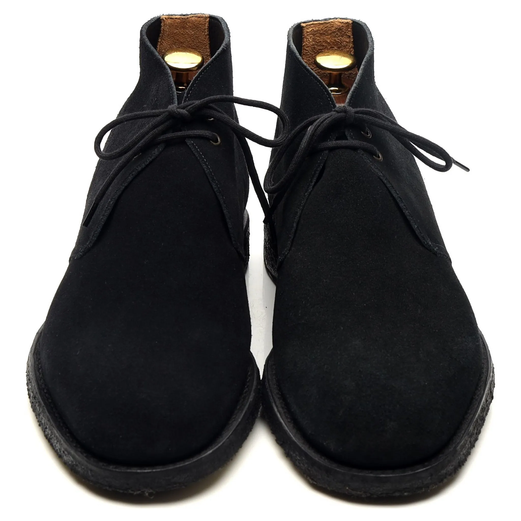 'Sahara' Black Suede Chukka Boots UK 8.5 F