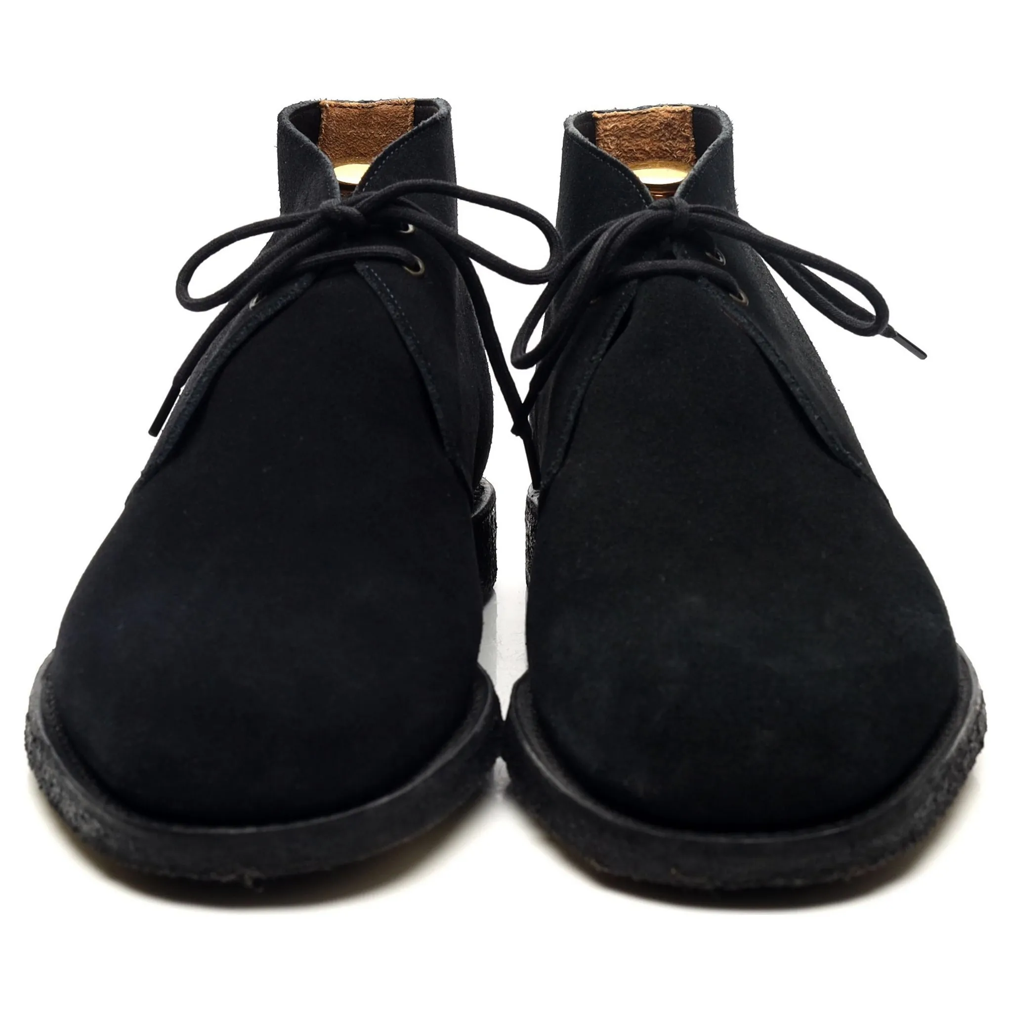 'Sahara' Black Suede Chukka Boots UK 8.5 F