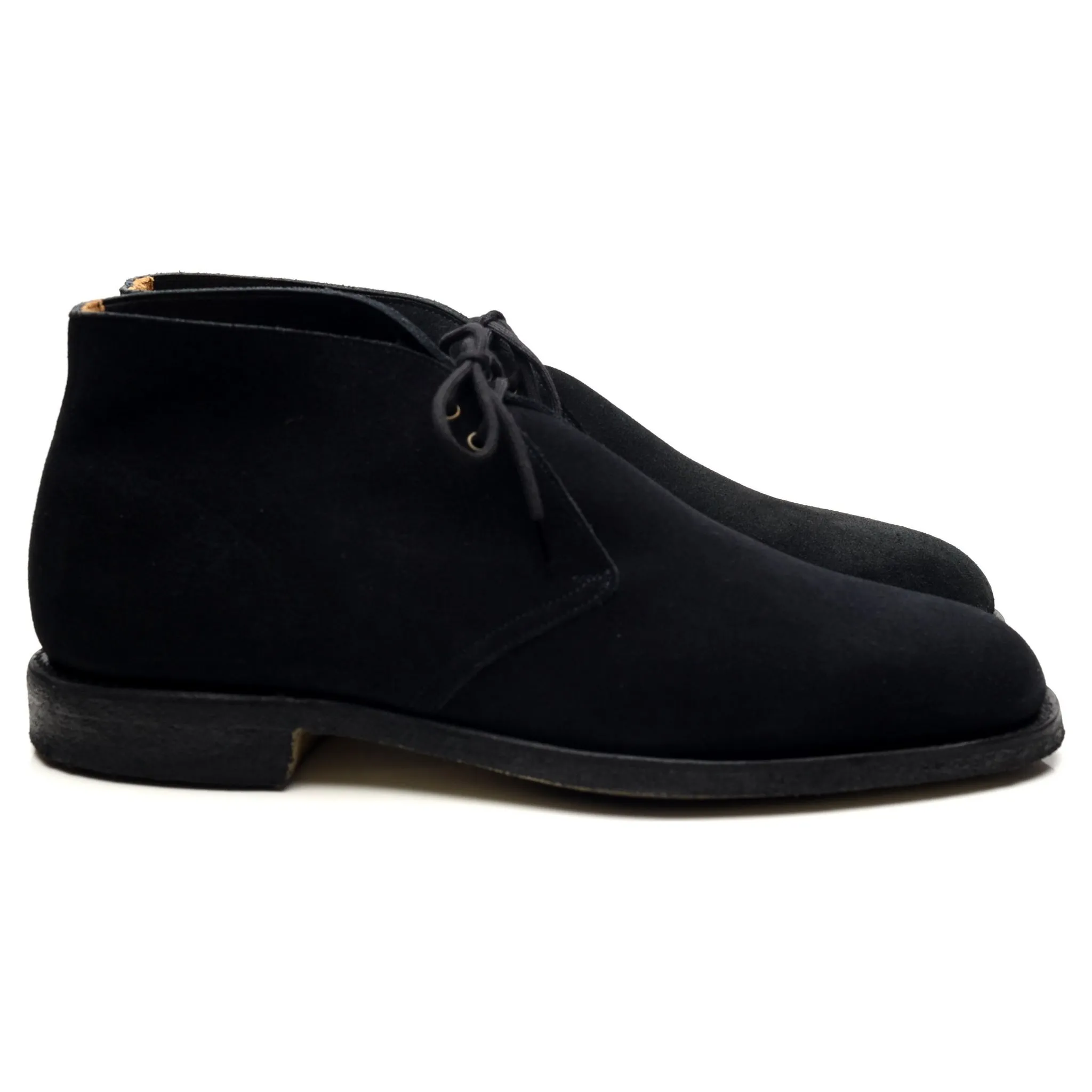 'Sahara' Black Suede Chukka Boots UK 8.5 F