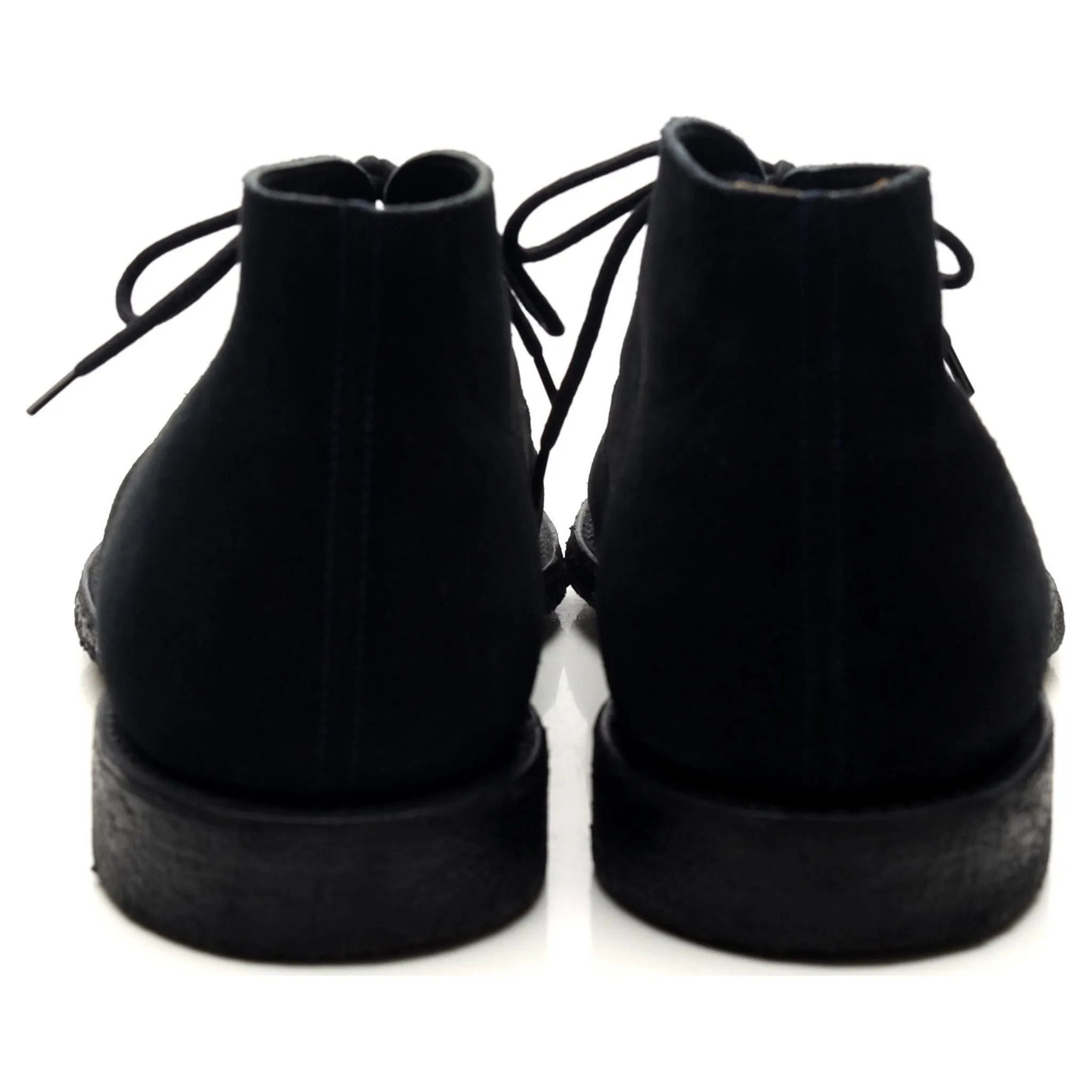 'Sahara' Black Suede Chukka Boots UK 8.5 F